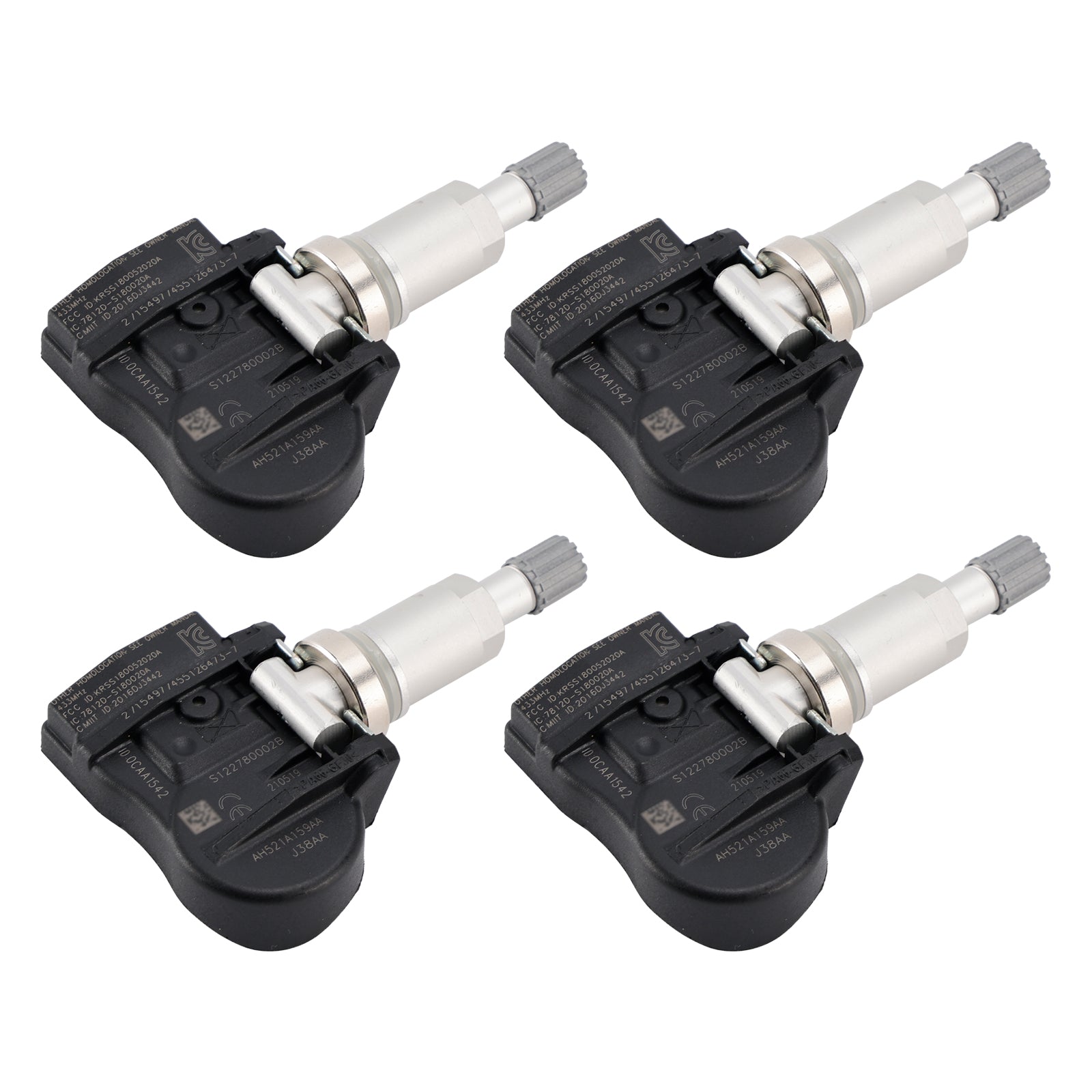 4X TPMS bandenspanningsensor voor Land Rover Jaguar AH521A159AA