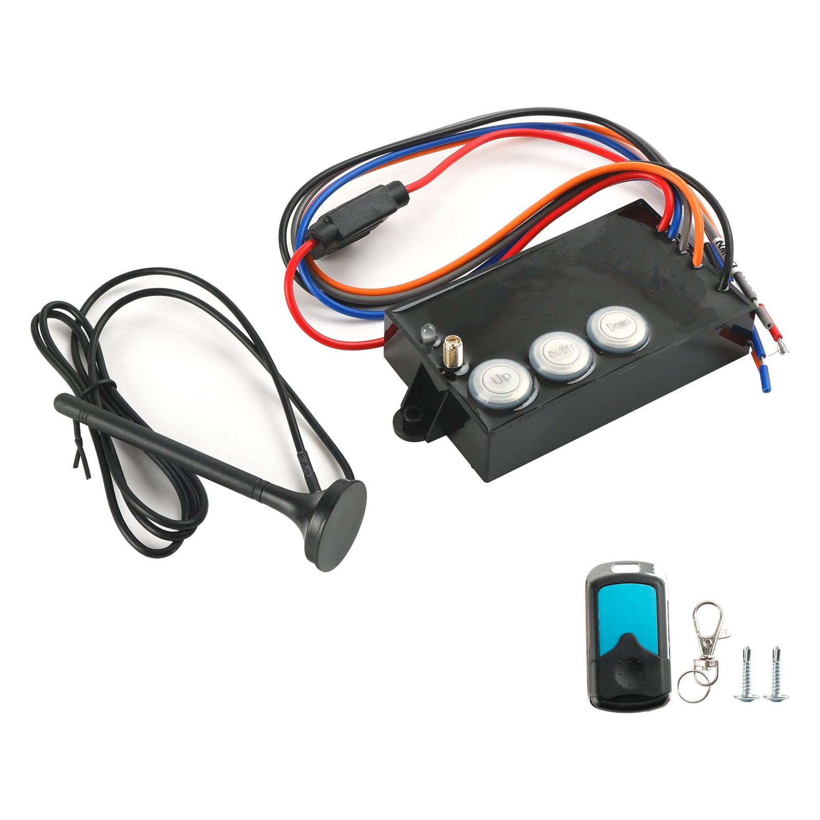 12 Volt Hydraulic Lift Winch Dump Trailer Wireless Remote Control System