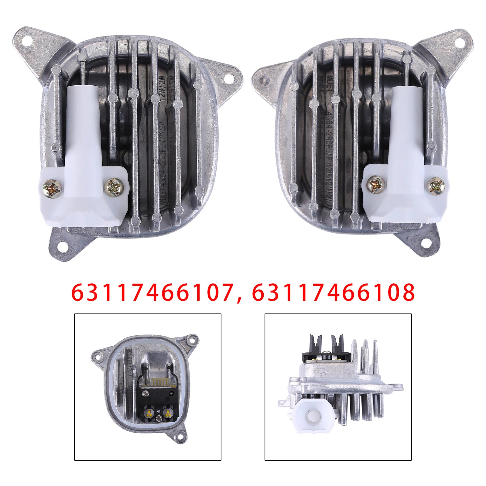 2018-2021 BMW G01 X3 G02 X4 F97 X3M F98 X4M Vľavo+pravý DRL LED modul biely 63117466107 63117466108