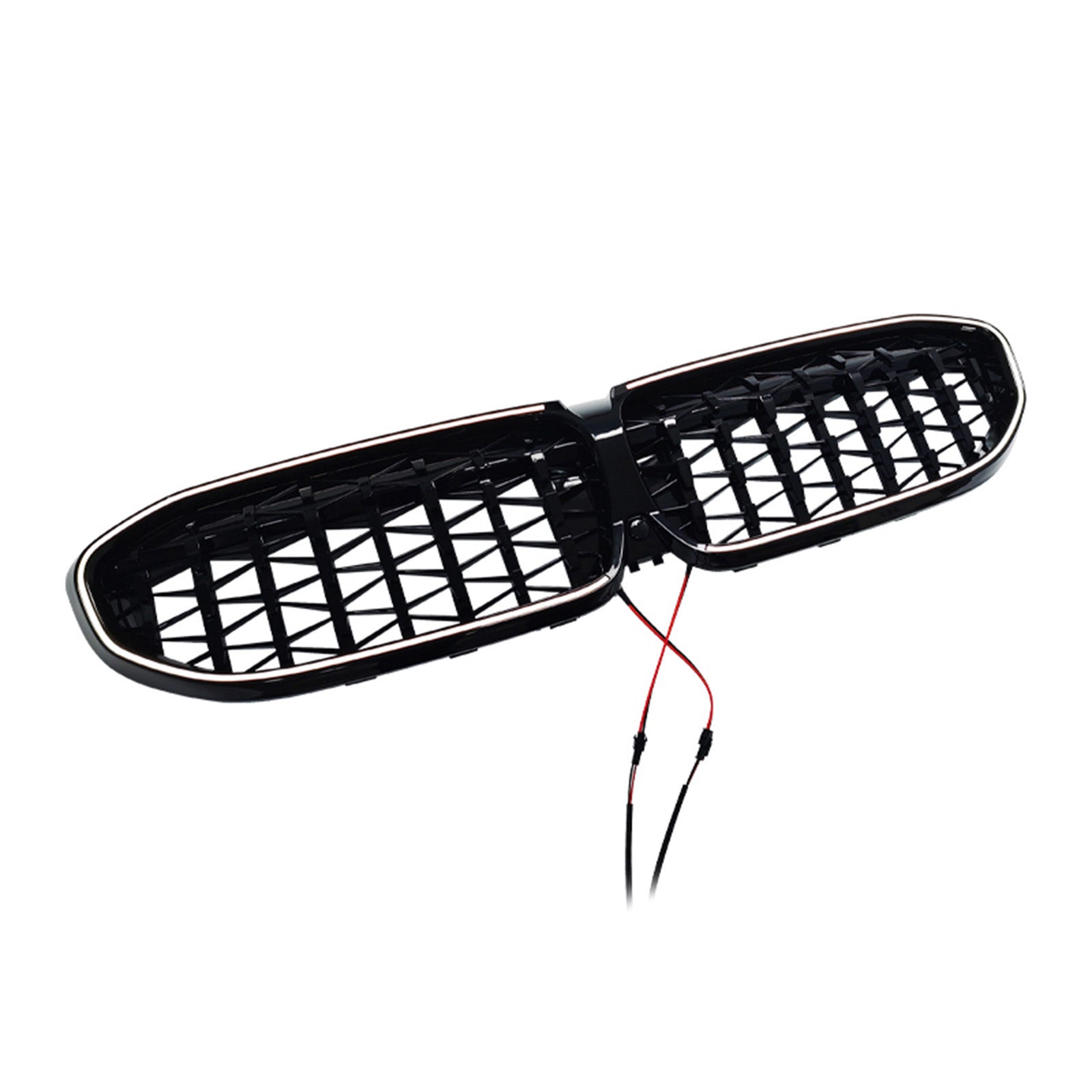 Diamond Kidney Grille Grill 51138072085 Fit BMW 3 Series G20 2019-2022 Black