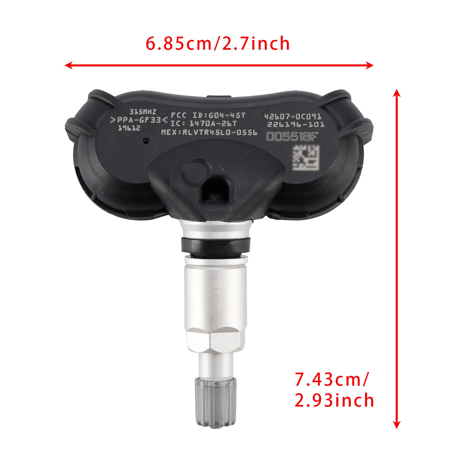 1X TPMS Bandenspanning Sensor Voor Toyota RAV4 Highlander Toendra 426070C091