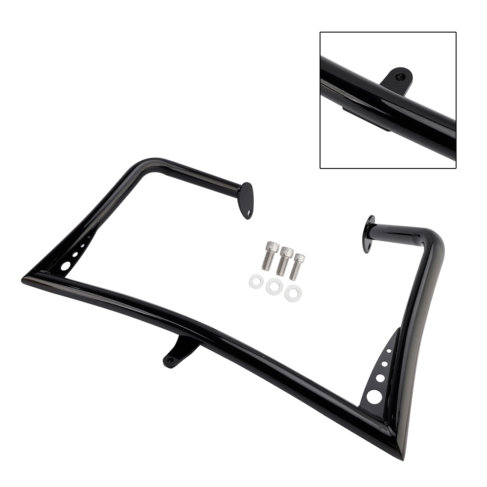 Engine Guard Crash Bar Frame Protector Bumper For Touring Glide 2009-2023 Chrome