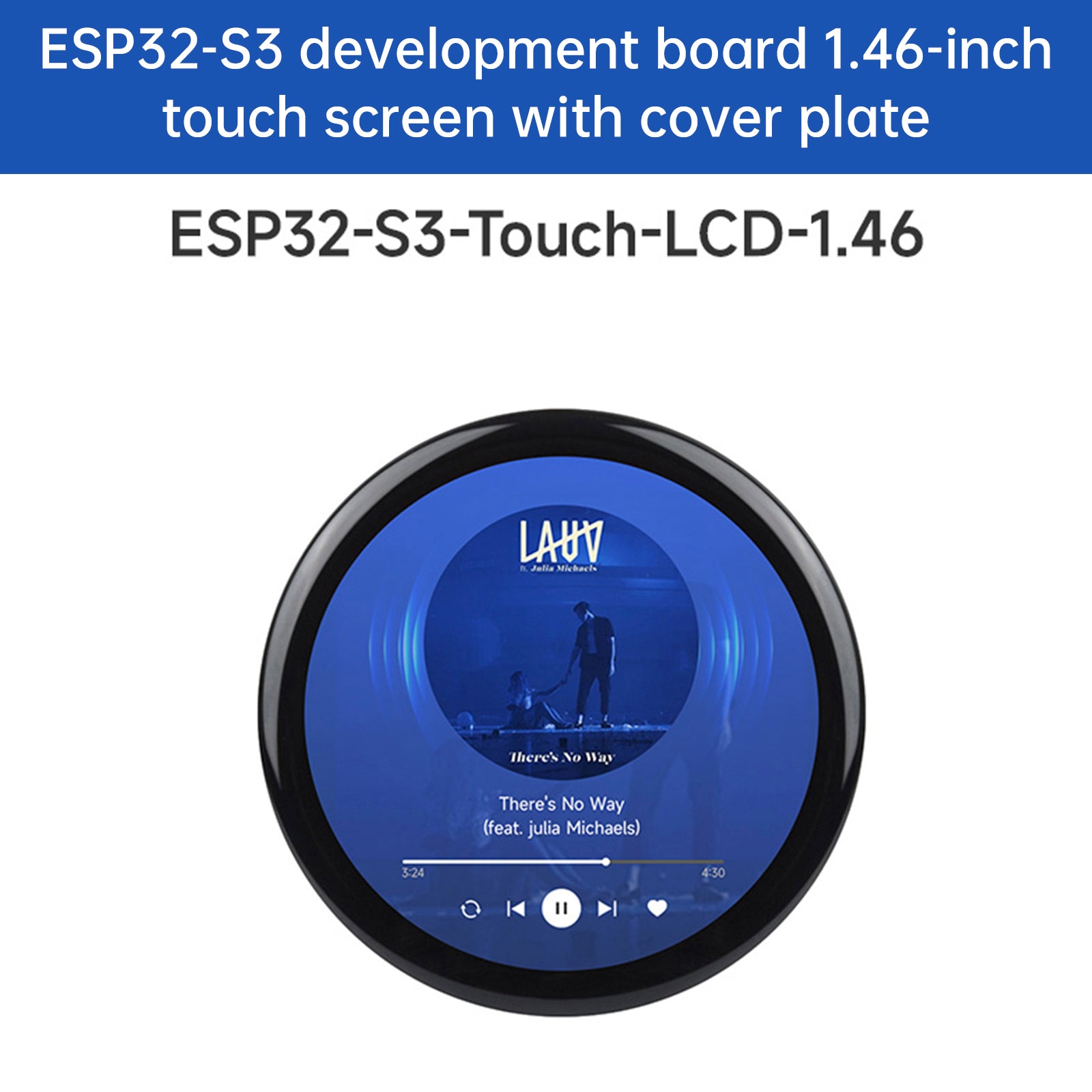 ESP32-S3 1,46-inch circulair touchscreen-ontwikkelbord ondersteunt AI Xiaozhi