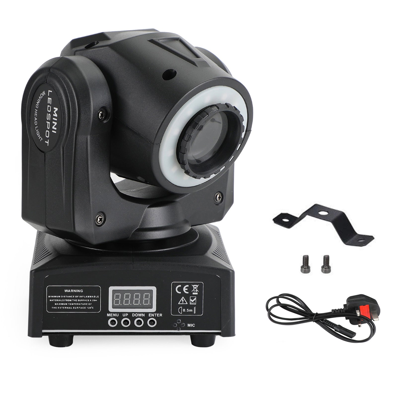 Éclairage de scène à tête mobile LED 100W Disco DJ DMX512 faisceau RGBW Gobo Spot Light