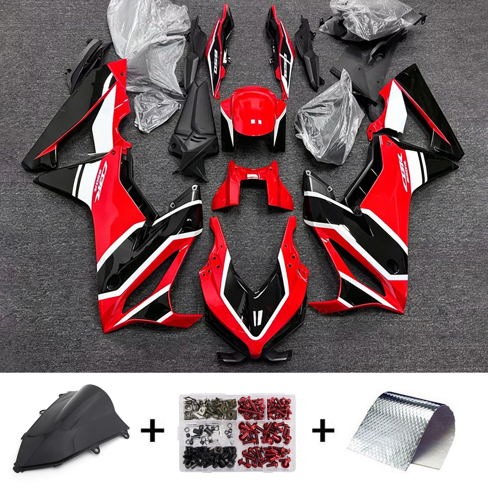 Injection Fairing Kit Bodywork Plastic ABS For Honda CBR650R 2019-2020