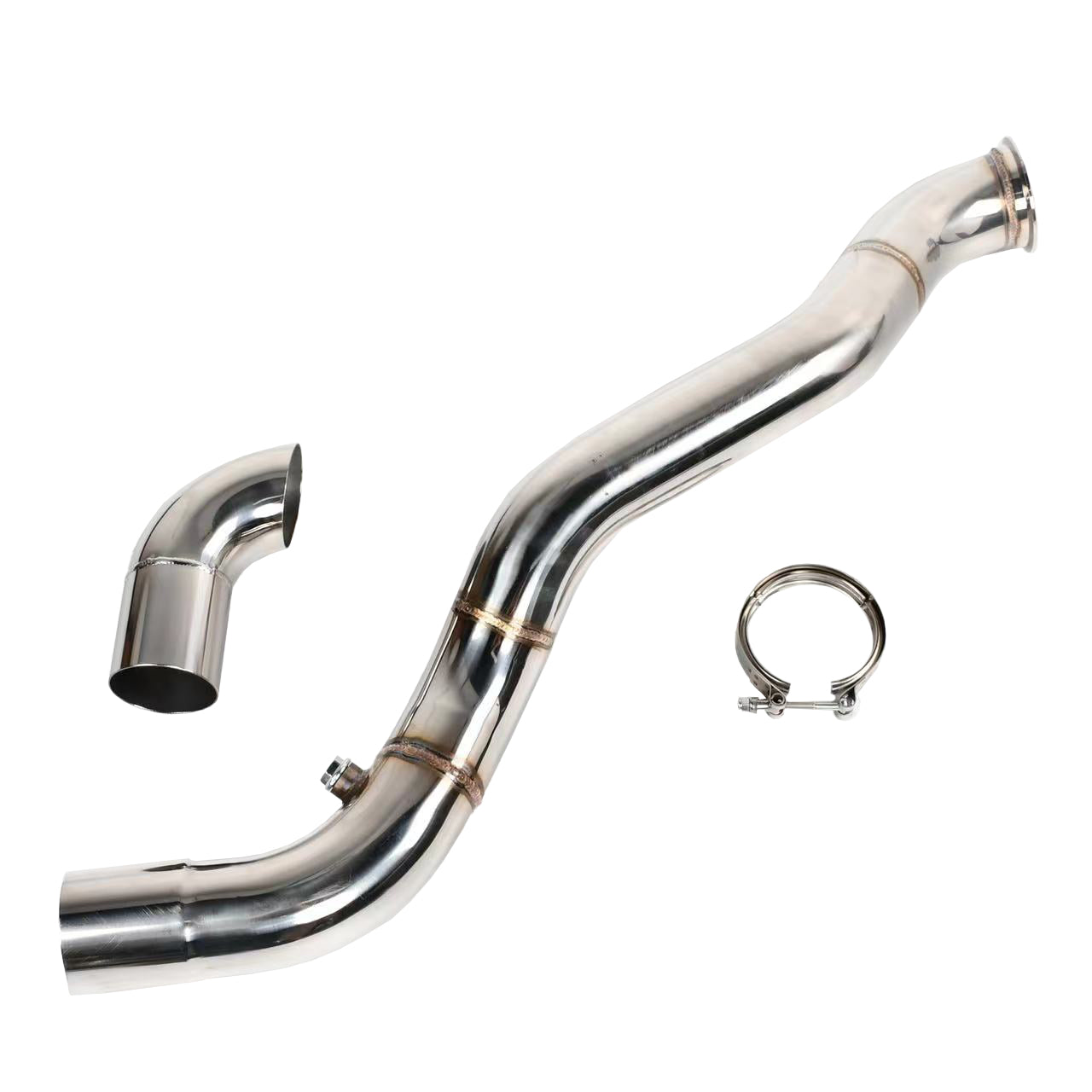 Avgasrör för Chevy T4 turbo kit 99-13 4.8 5.3 6.0 6.2 Vortec LS 3" v-band