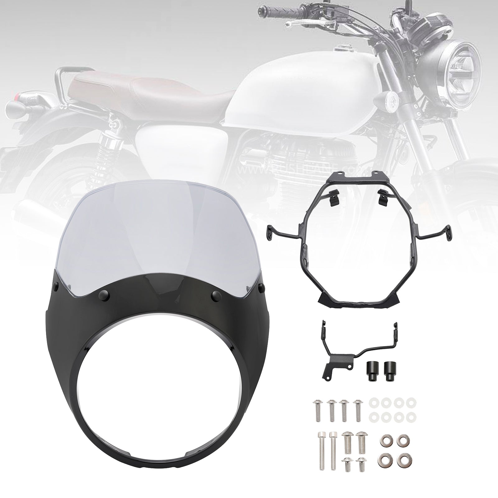 2023-2024 Honda GB350 GB350S vindrutan vindruta strålkastare