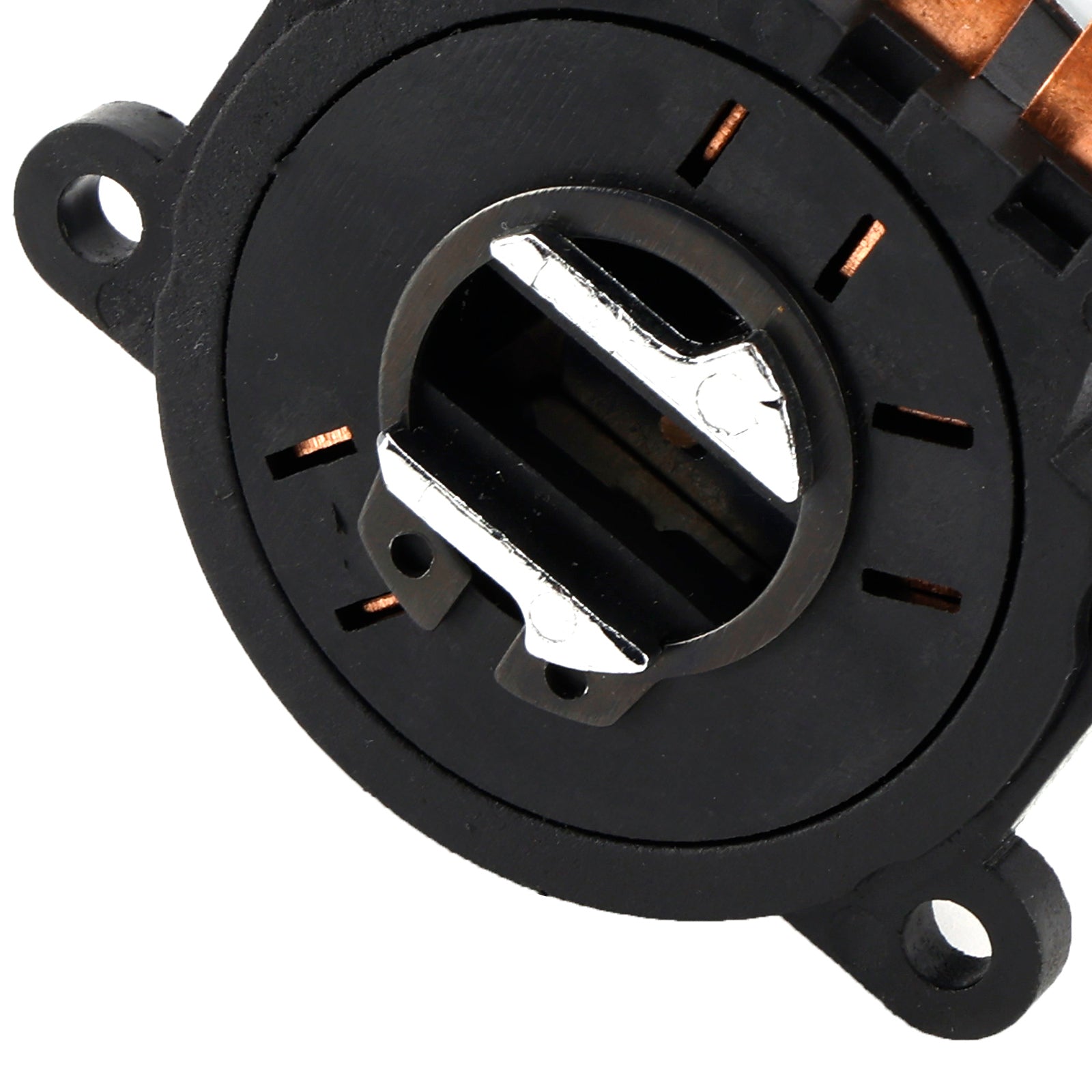 Chrome contactslot met sleutels voor Dyna FXDWG 96-10 Softail FXST FLST 00-10