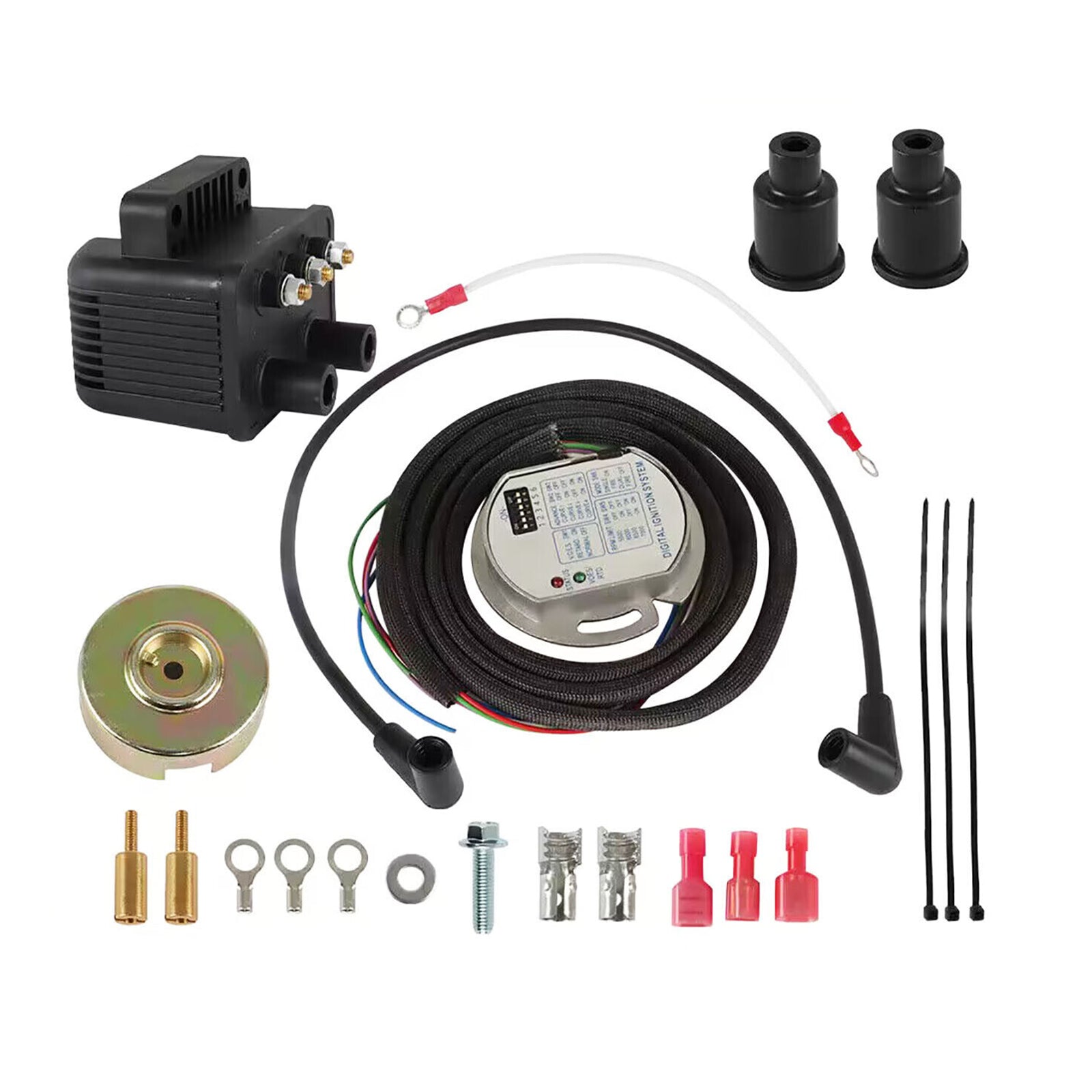 53-660 for Big Twin Models 1970-1999 Double Fire Electronic Ignition Kit