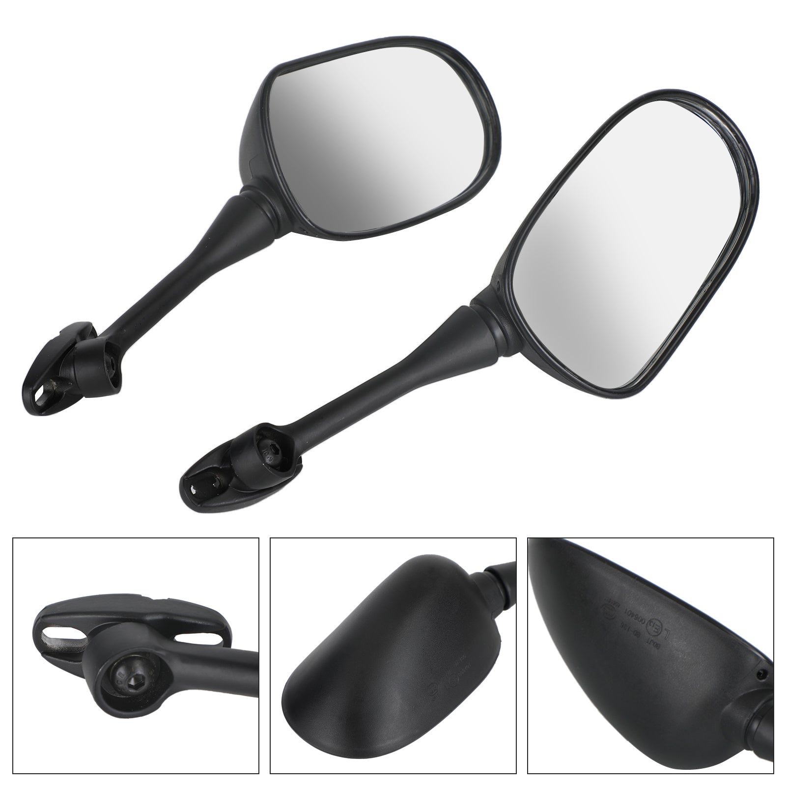 Paire de rétroviseurs latéraux gauches pour Honda CBR954RR 2002-2003 & Bon générique