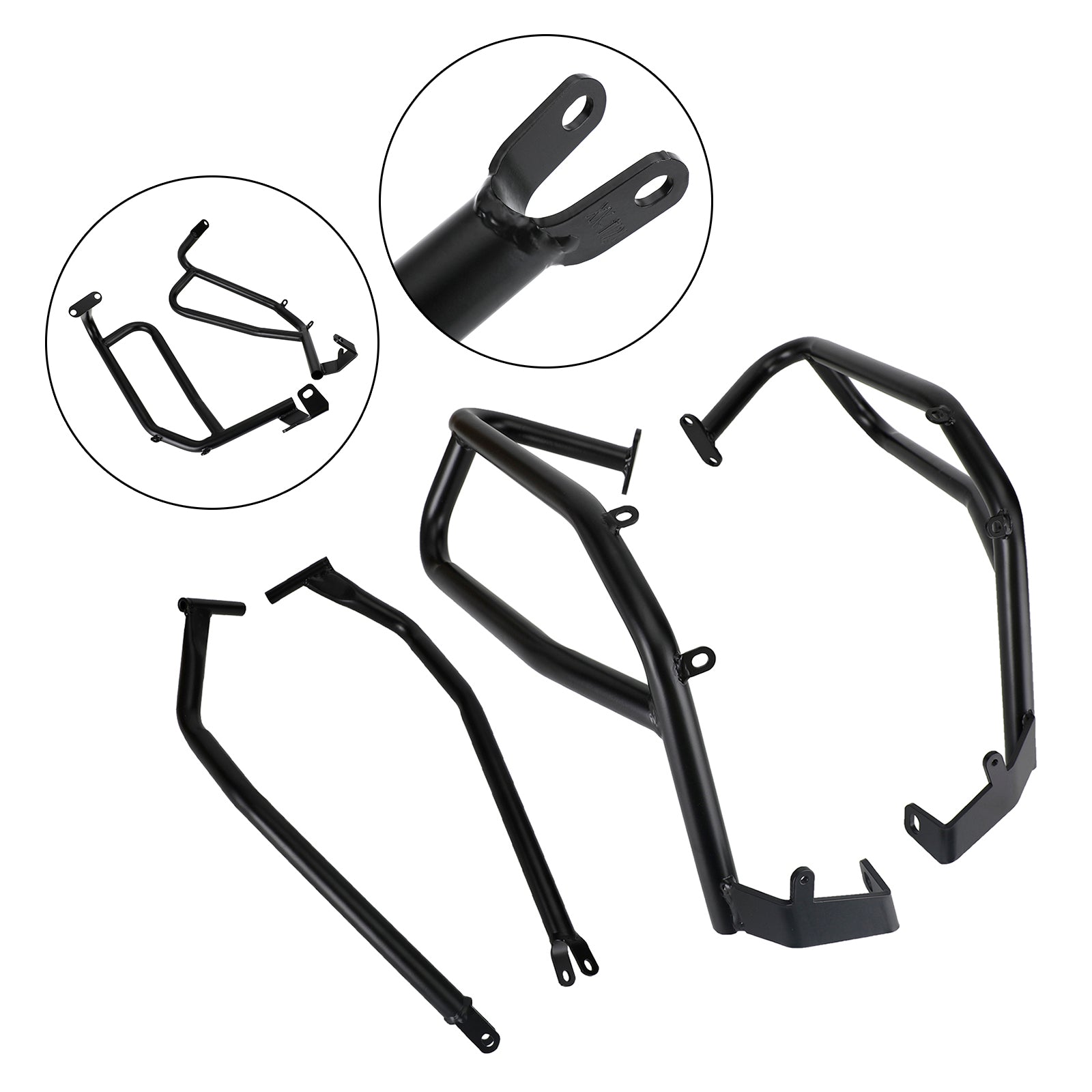 Barra de choque protectora de protección del motor, superior e inferior, compatible con Honda Crf250 Rally 17-20