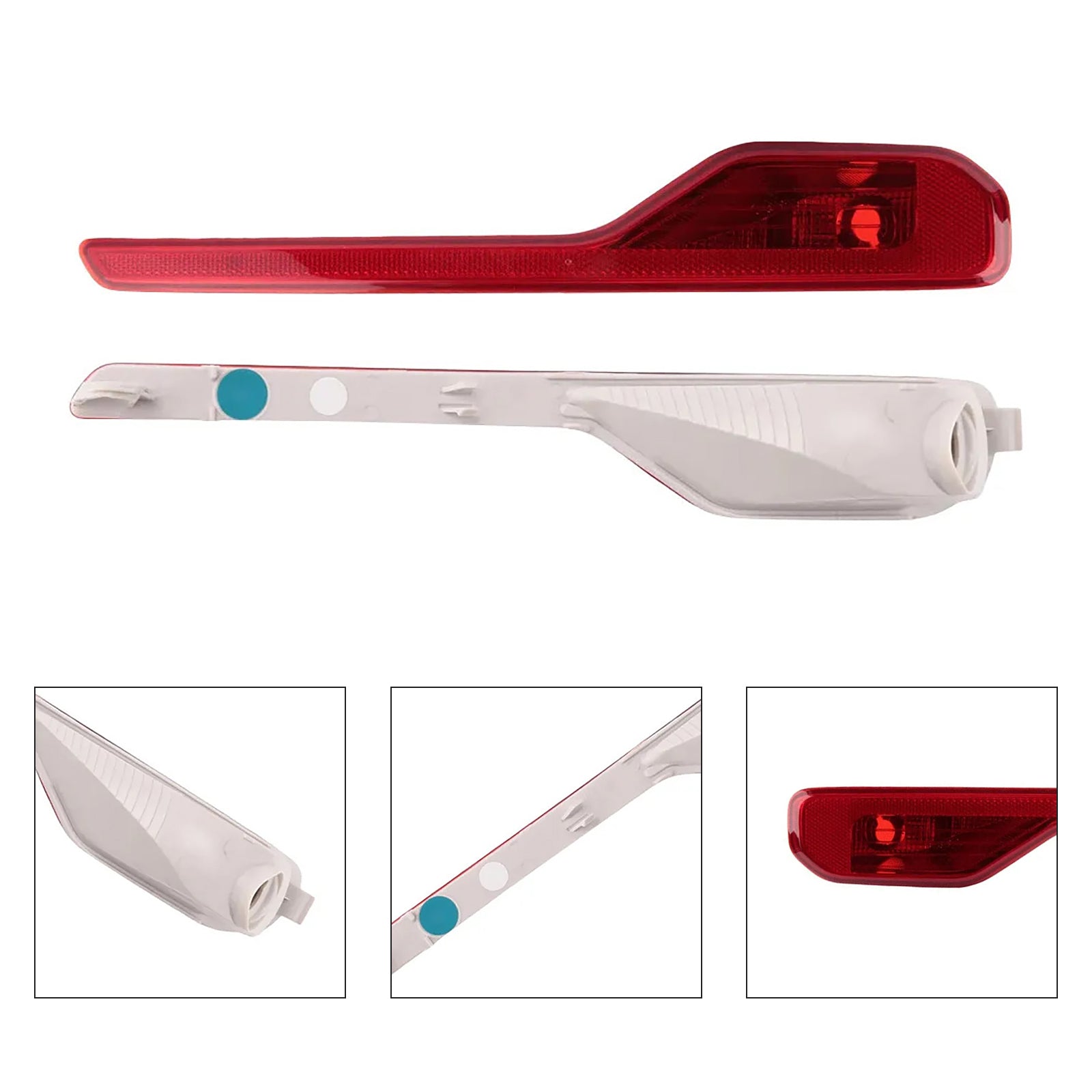 2018-2023 Volvo XC40 venstre side bakfanger reflektor lys uten pære 31656865