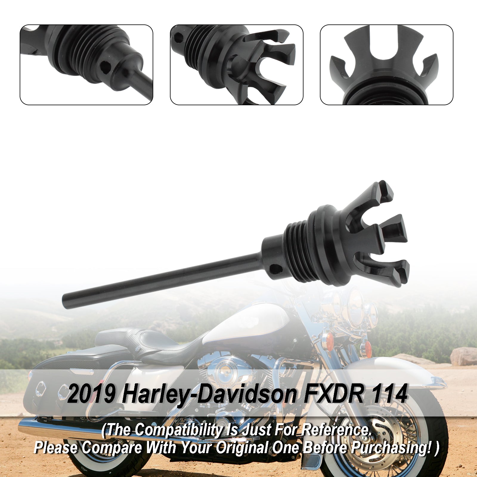 Tanque de tanque de petróleo Tanque de tanque de tanque de tanque de ajuste para a rua Softail Road Bob 1105-0022