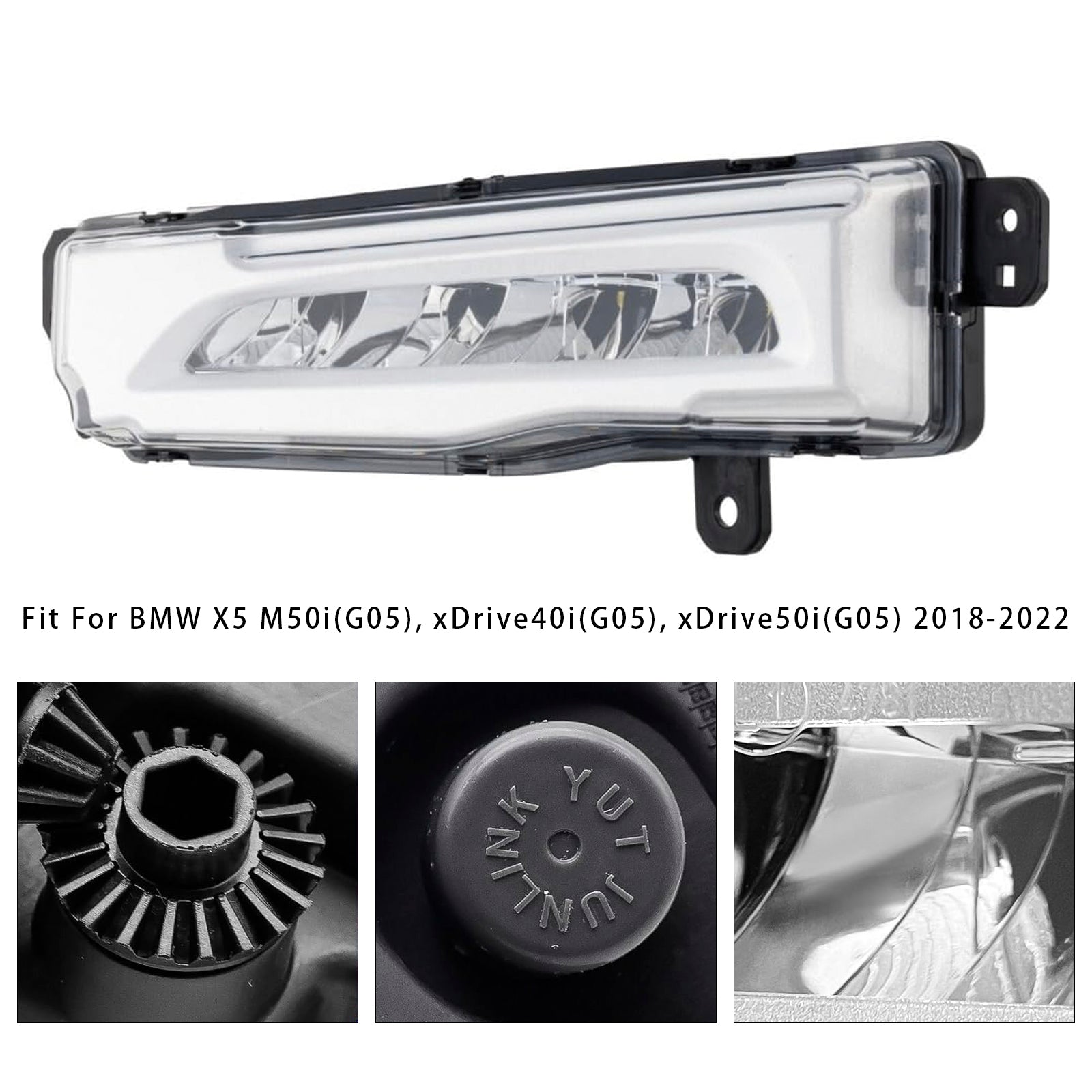 2018-2022 BMW X5 G05 1 PCS LED predné ľavé hmlové svetlo 63177406365