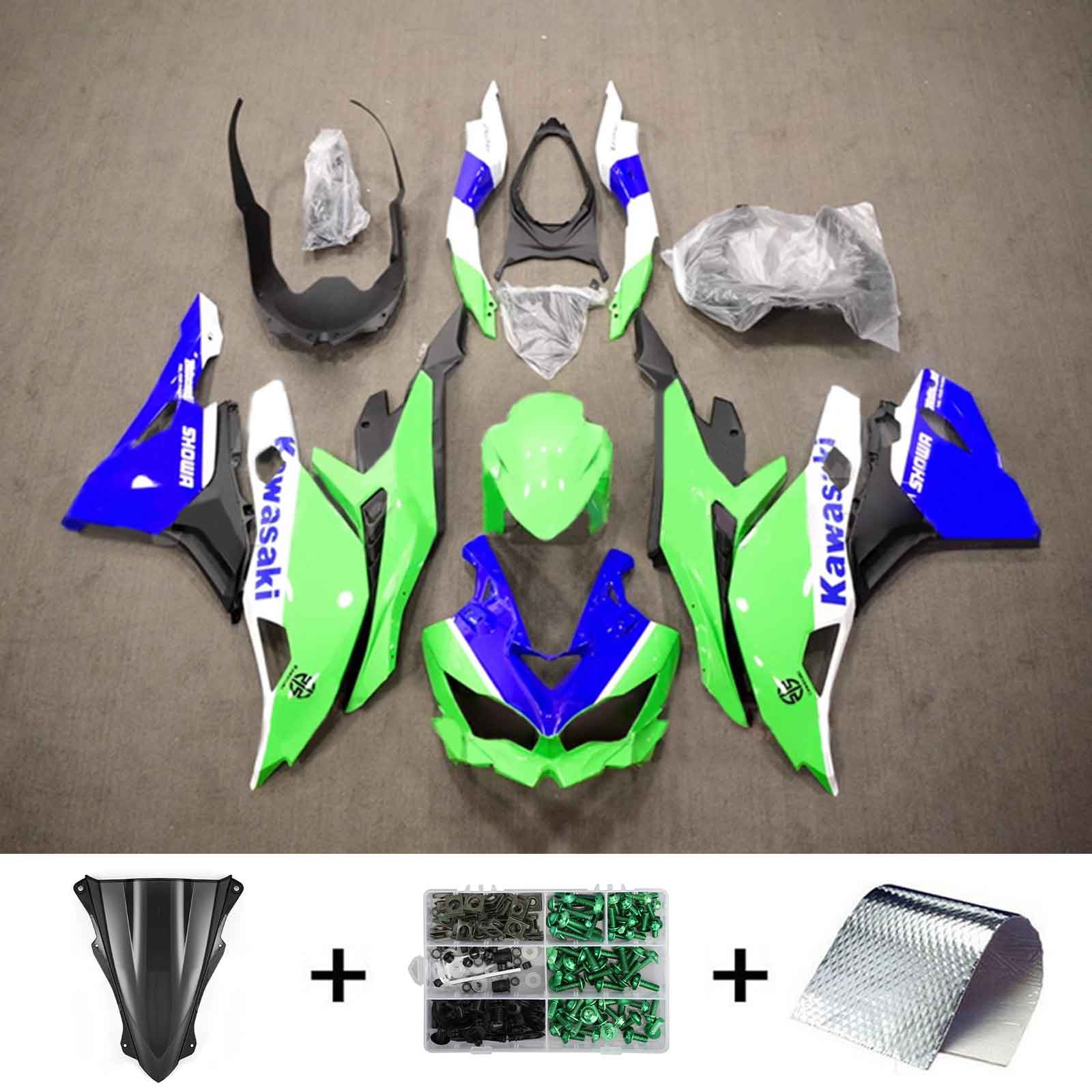 2019-2025 Kawasaki Ninja ZX-25R Amotopart Injection Fairing Kit Bodywork ABS #104