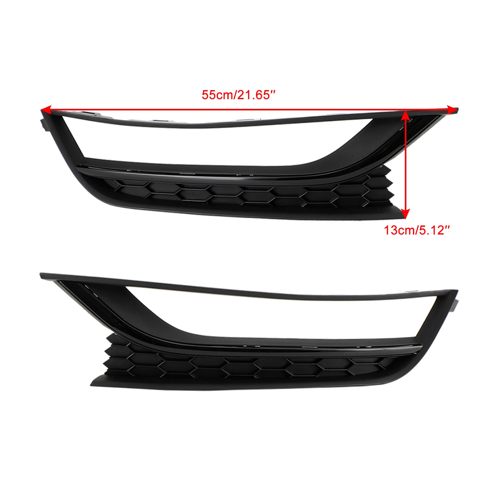 2012-2015 VW Passat 2 STUKS Honingraat Rijden Mistlamp Cover Zwart