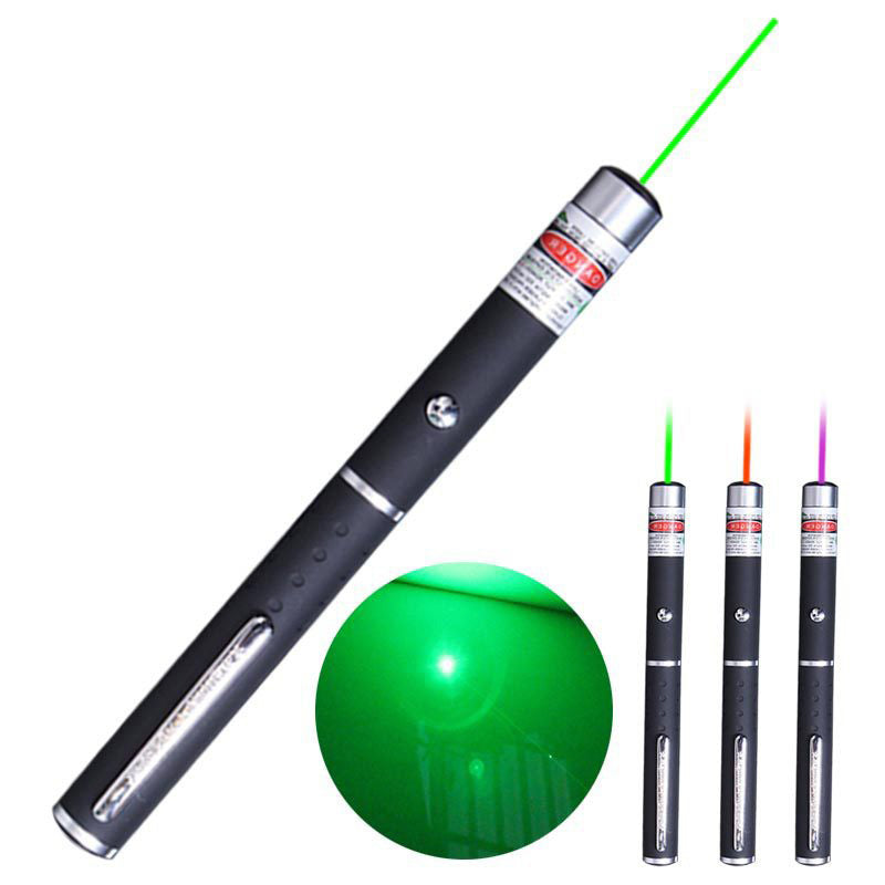 1MW 3PCS Pointeur laser stylo rouge + vert + Pointeur laser bleu/violet