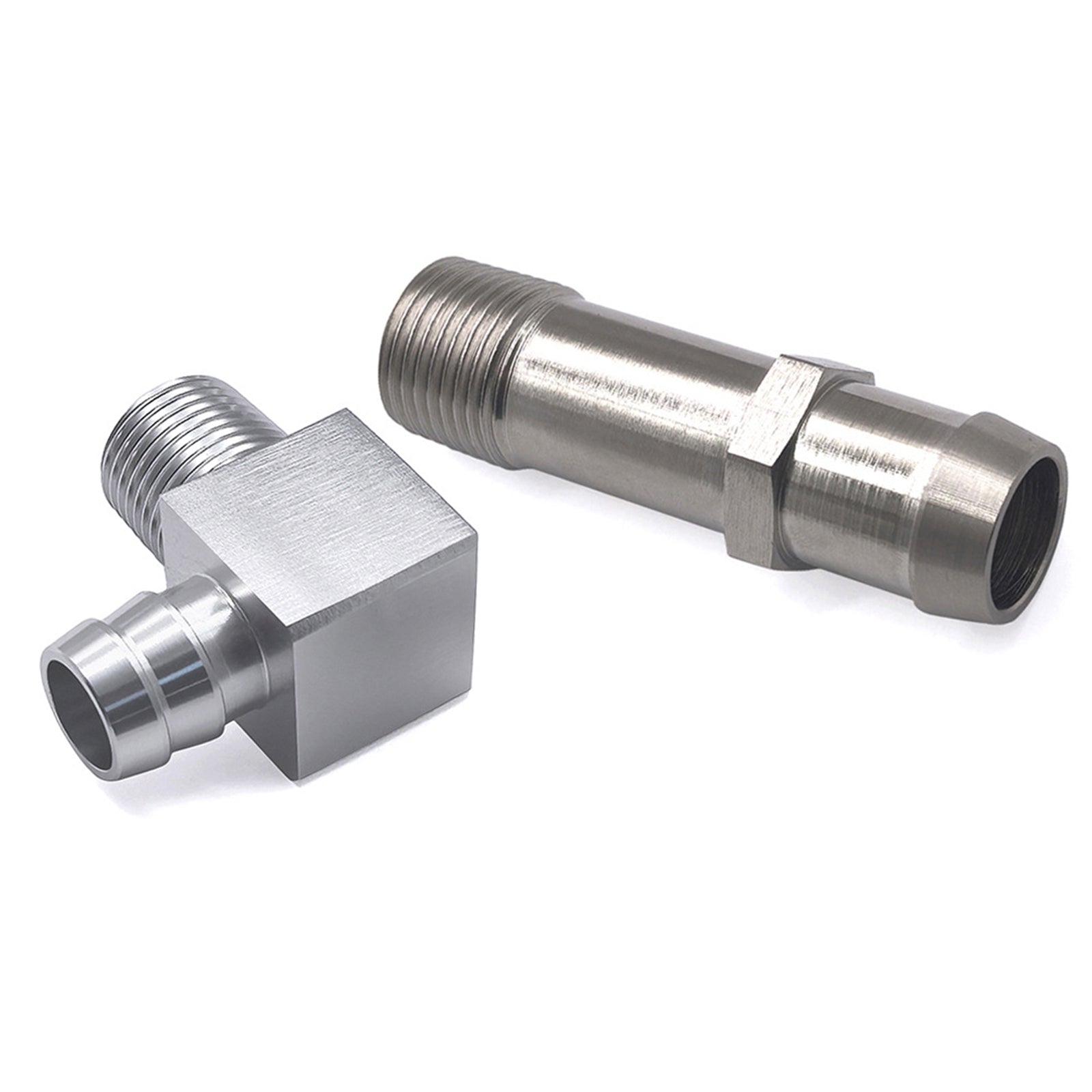 2PCS Heater Hose Fitting 3/4" Water Pump 5/8" Intake For Chevy SBC V8 Engines