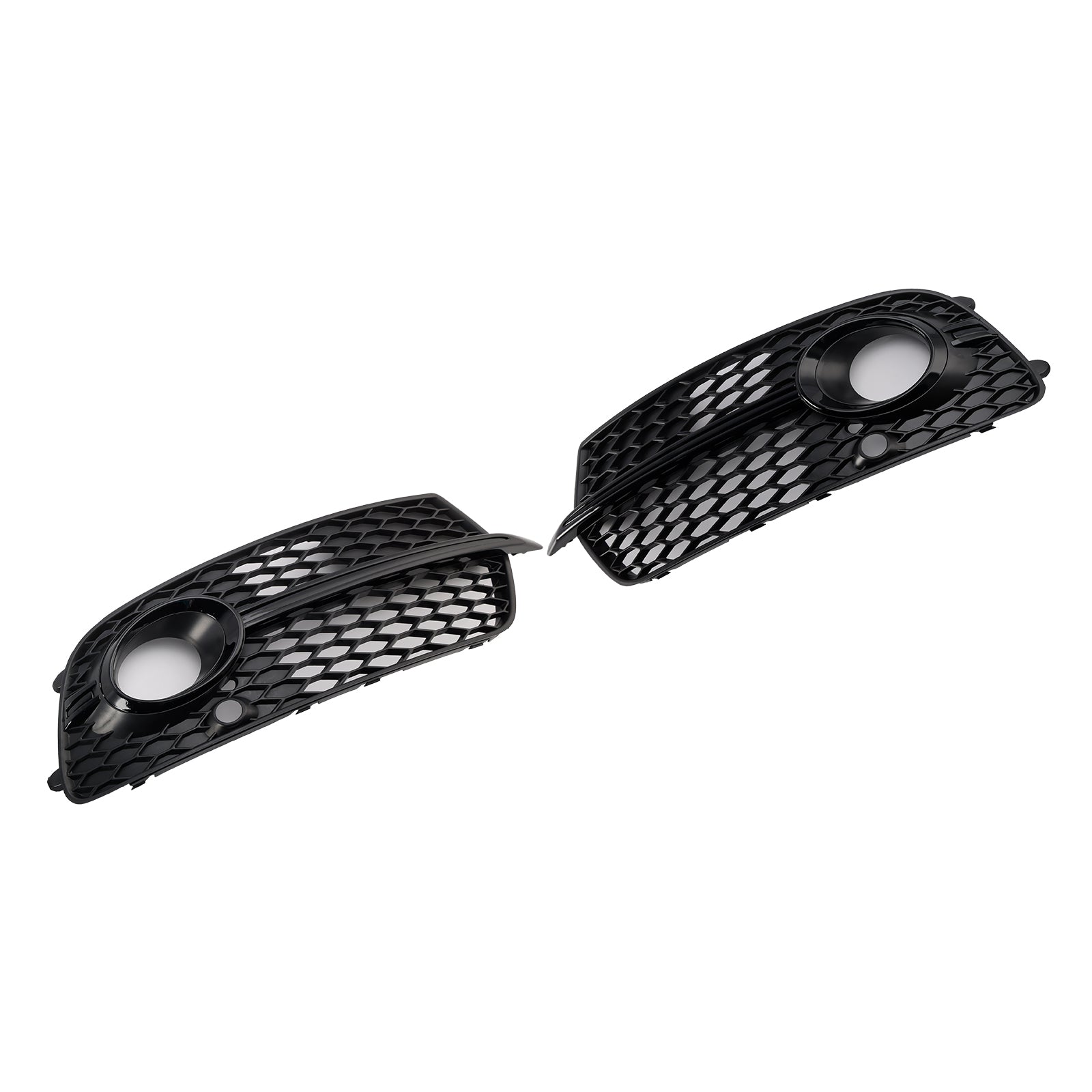 Voorbumper Mistlamp Grill Grille Fit Audi Q5 S-Line SQ5 2013-2017 Zwart
