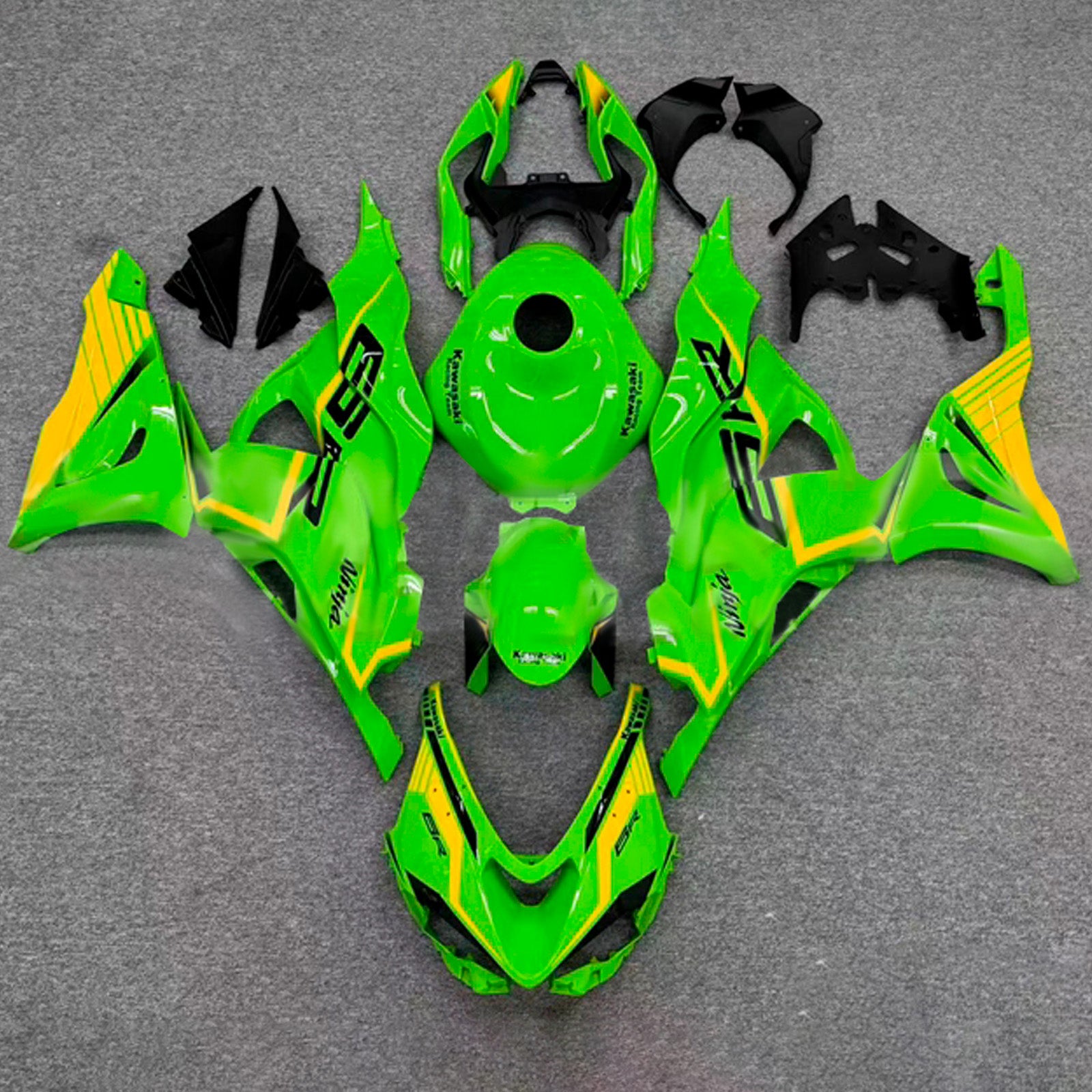 Kit carenatura iniezione carrozzeria in plastica ABS adatta per Kawasaki ZX-6R 2024-2025