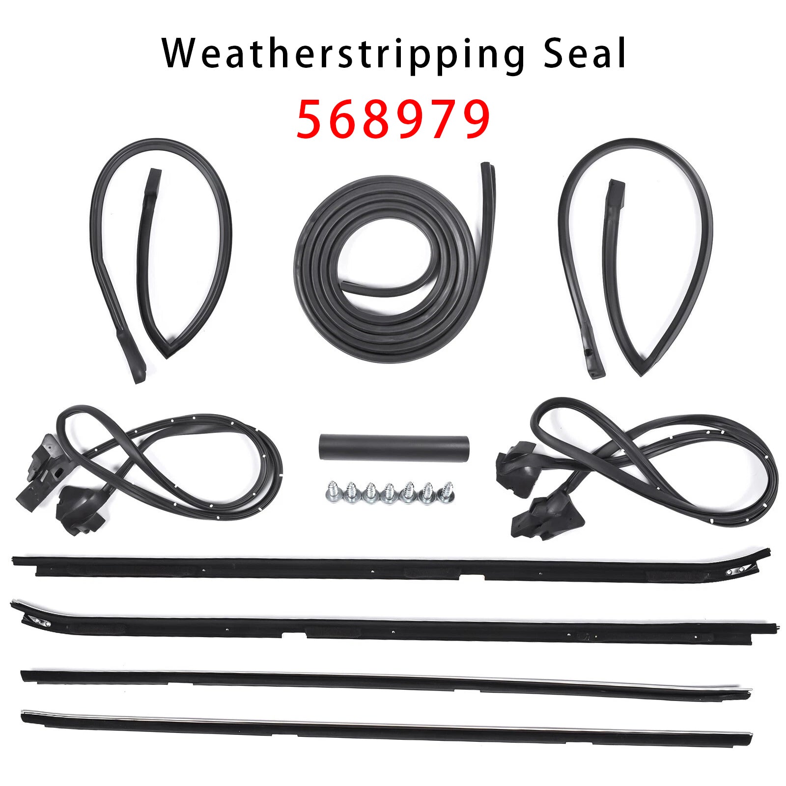 1981-1988 Buick Regal Cutlass RWD 2-Door G-Body Weatherstripping Seal Kit 568979