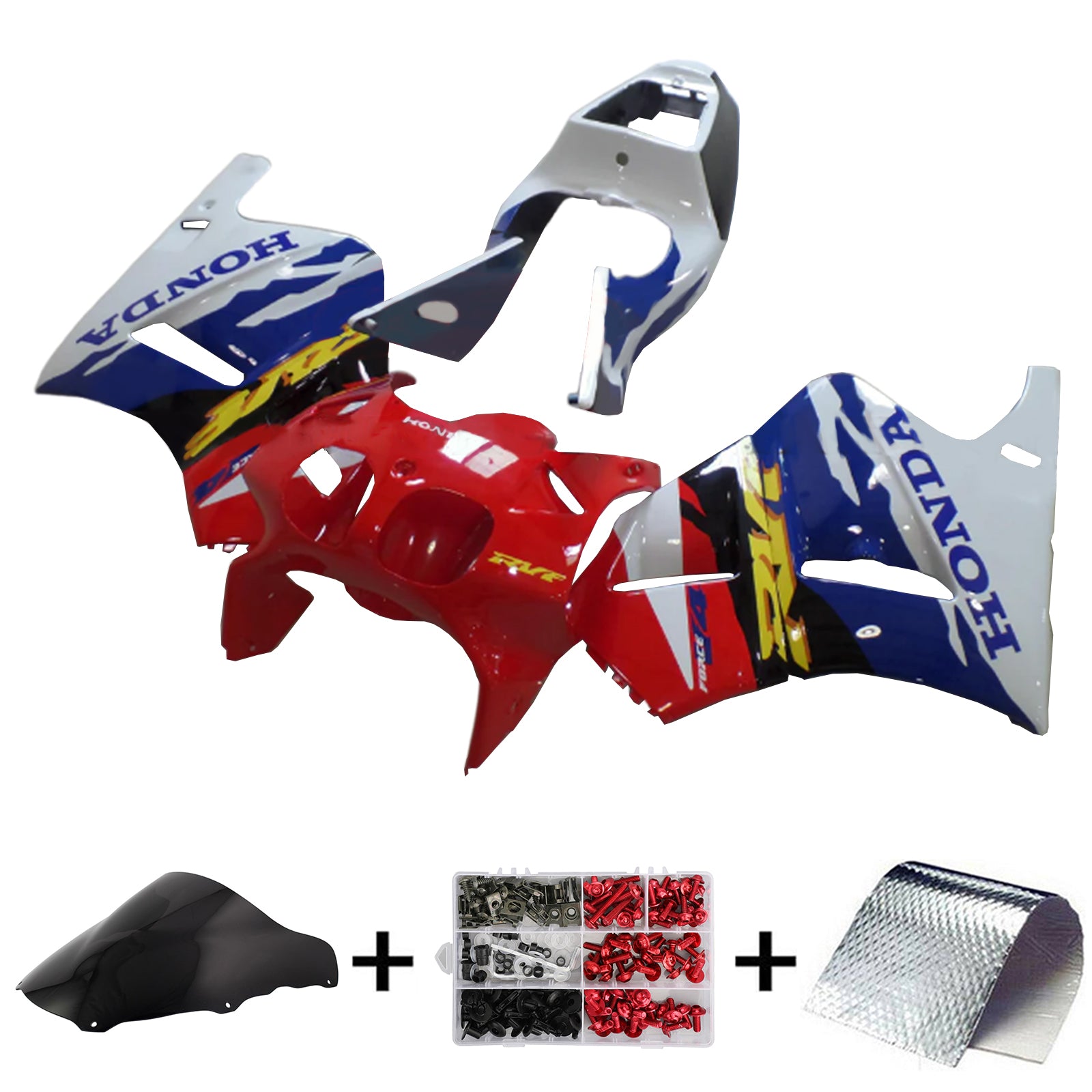 1994-1998 HONDA RVF400 NC35 Kit de carénage injection de carrosserie en plastique Abs