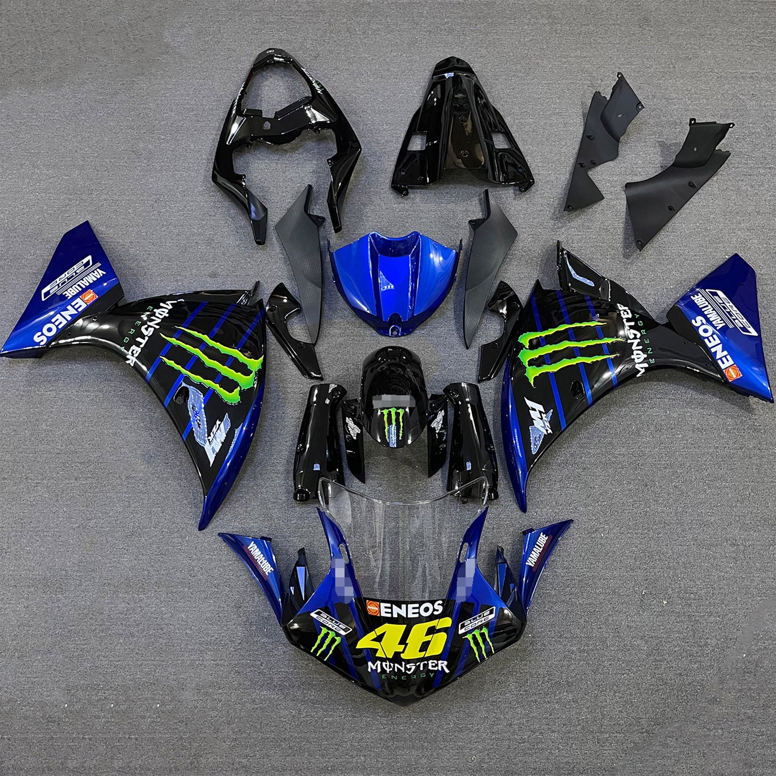 2012-2014 YAMAHA YZF-R1 injektionsmässa kit karosseriplast ABS
