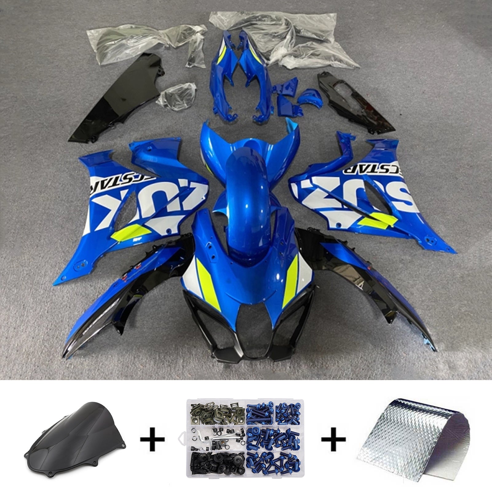 Injection Fairing Kit Bodywork Plastic ABS For Suzuki GSXR1000 2017-2025 K17