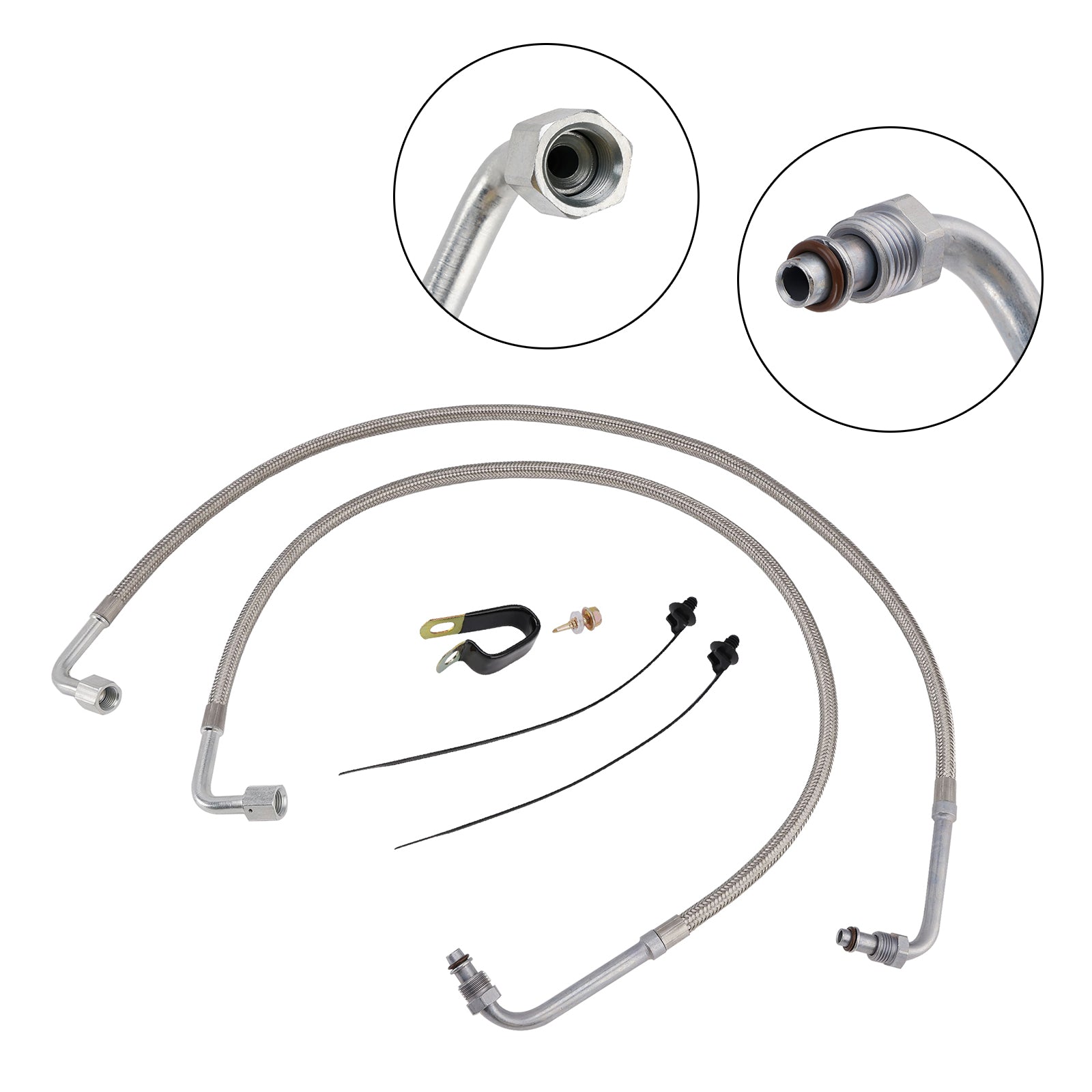 Pair Oil Cooler Lines Oil Hose 2204030 For Polaris Magnum Trail Boss 330 03-08