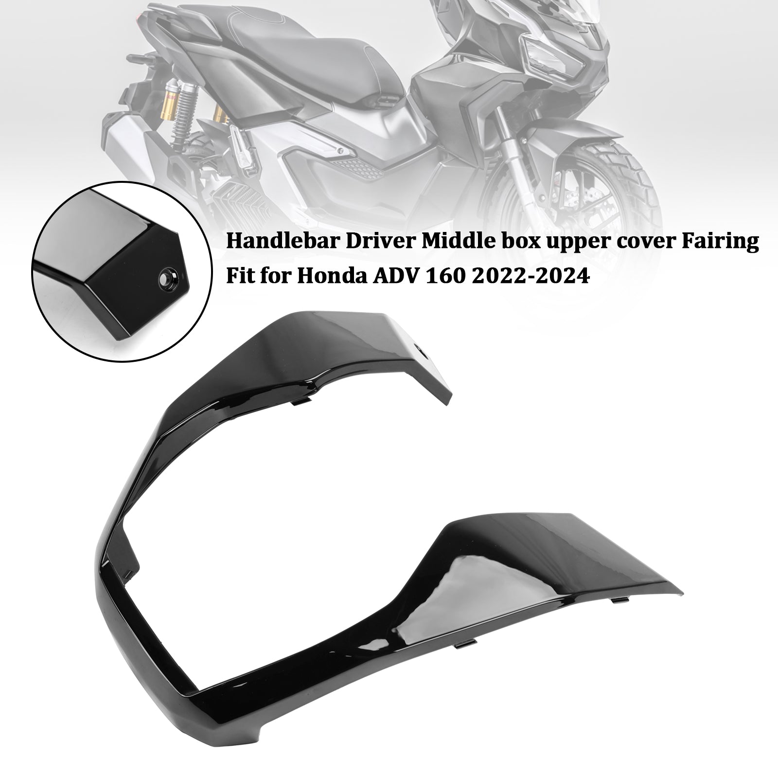 2023-2024 Honda ADV 160 Guidon Pilote Boîte centrale Couvercle inférieur Carénage