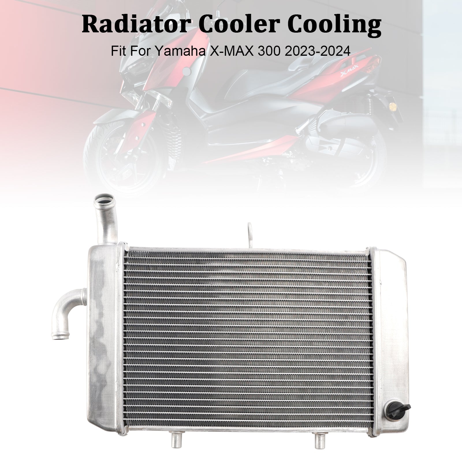 2023-2024 Yamaha X-Max 300 Xmax Radiator kjølemotor kjøler