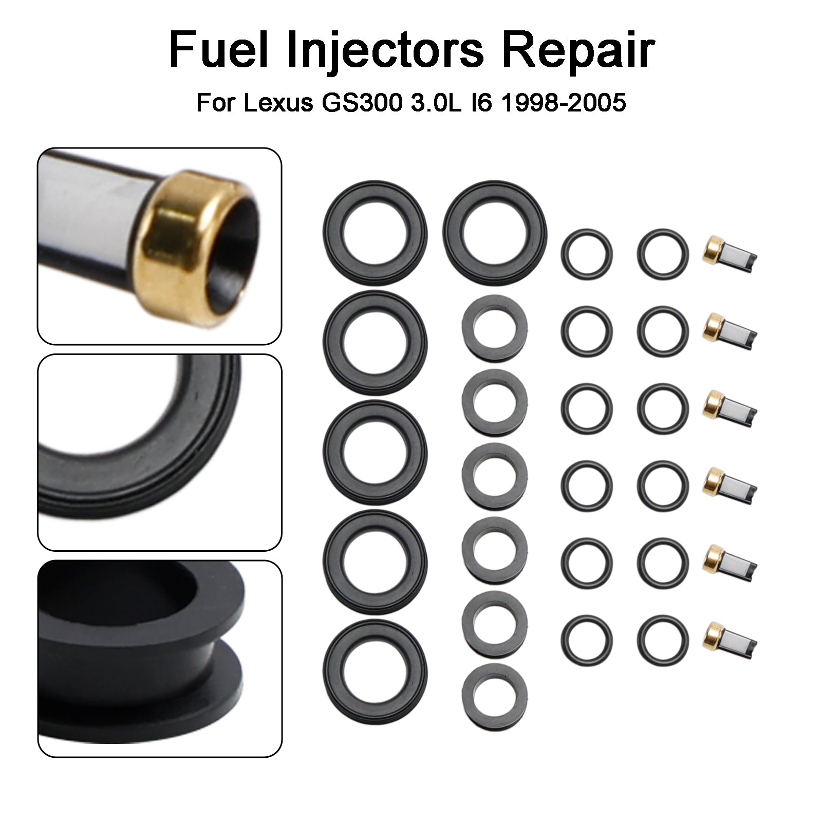 Bränsleinsprutningssats Fit Toyota Supra Fit Lexus SC300 IS300 3.0 98-05