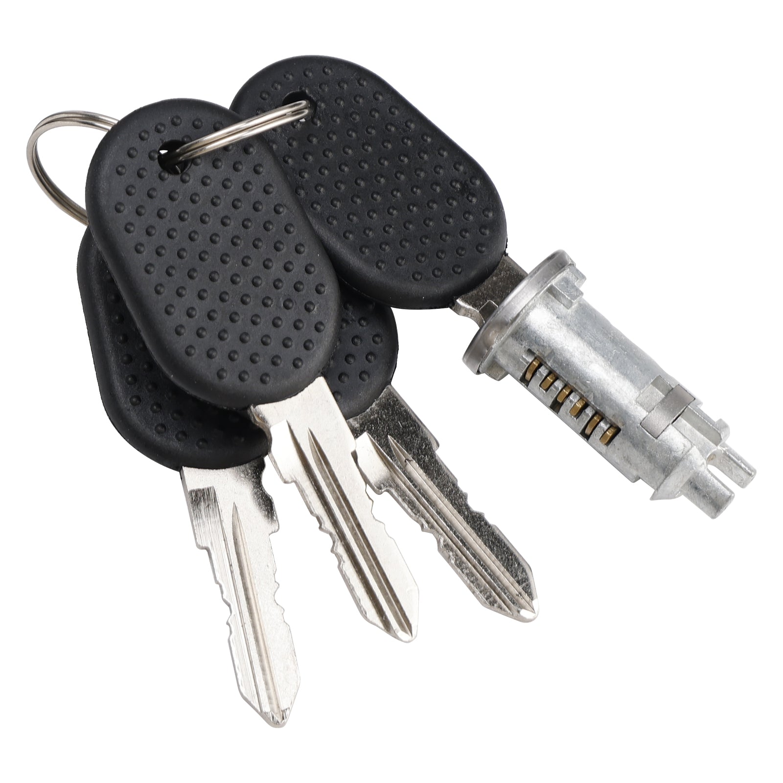 Right and Left Door Lock Kit + Bonnet + Cylinder + 4 Keys For Fiat Panda 85/104