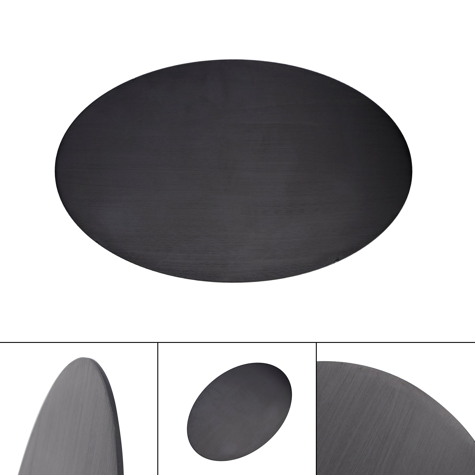 Ovale blanco aluminium kentekenplaat DIY Universeel geschikt voor motorfiets