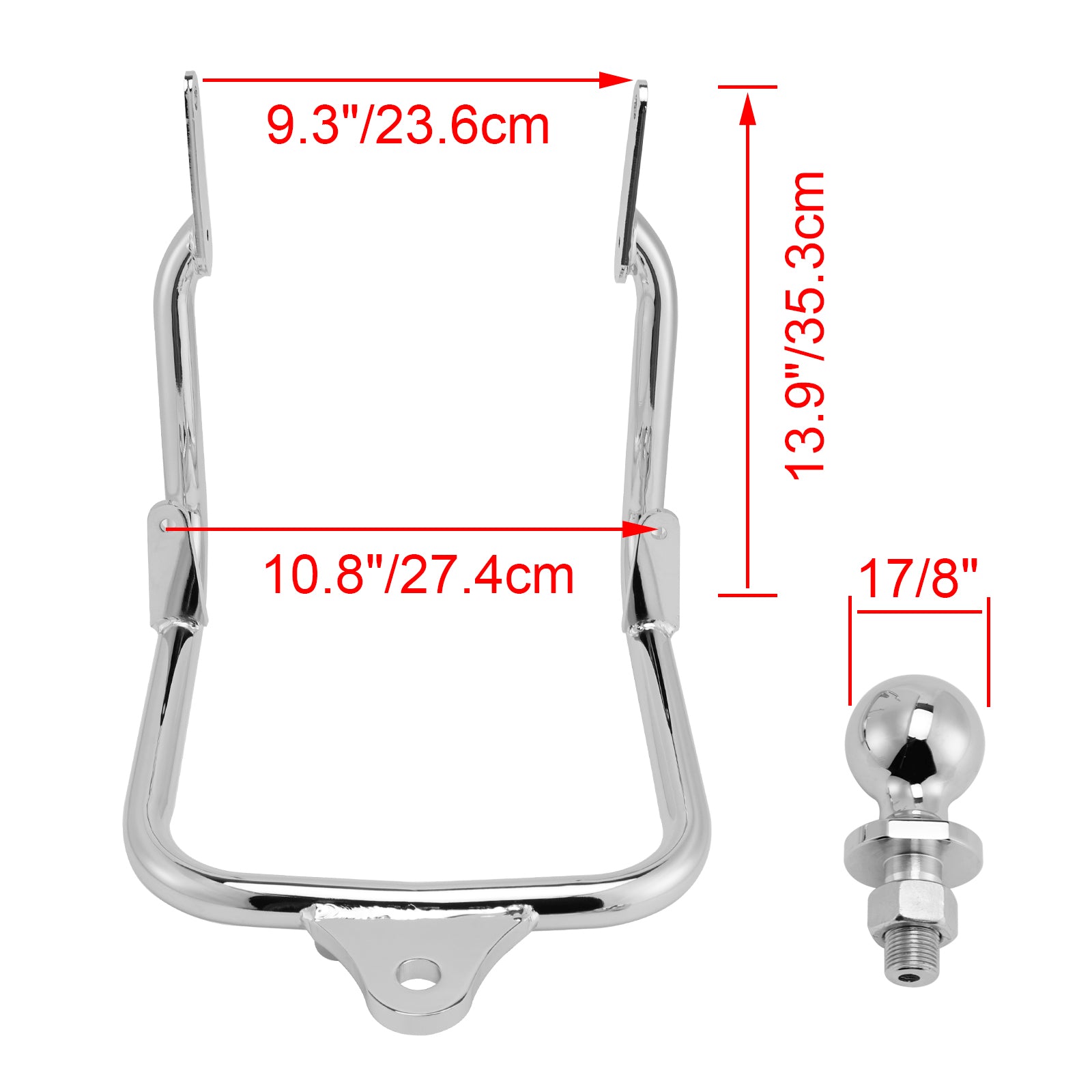 Receiver Trailer Tow Hitch Fit For Touring Electra Street Glide FLHX 2009-2023