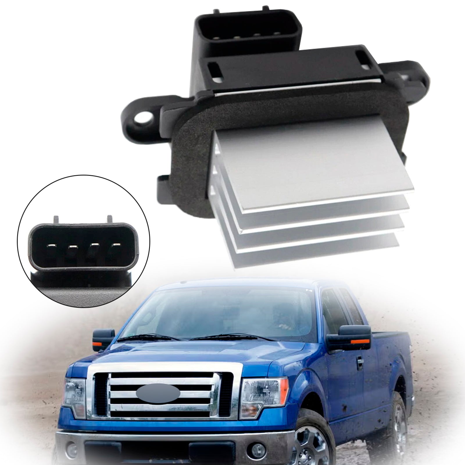 Module de résistance de moteur de ventilateur HVAC, pour Ford F150 2009 – 2014