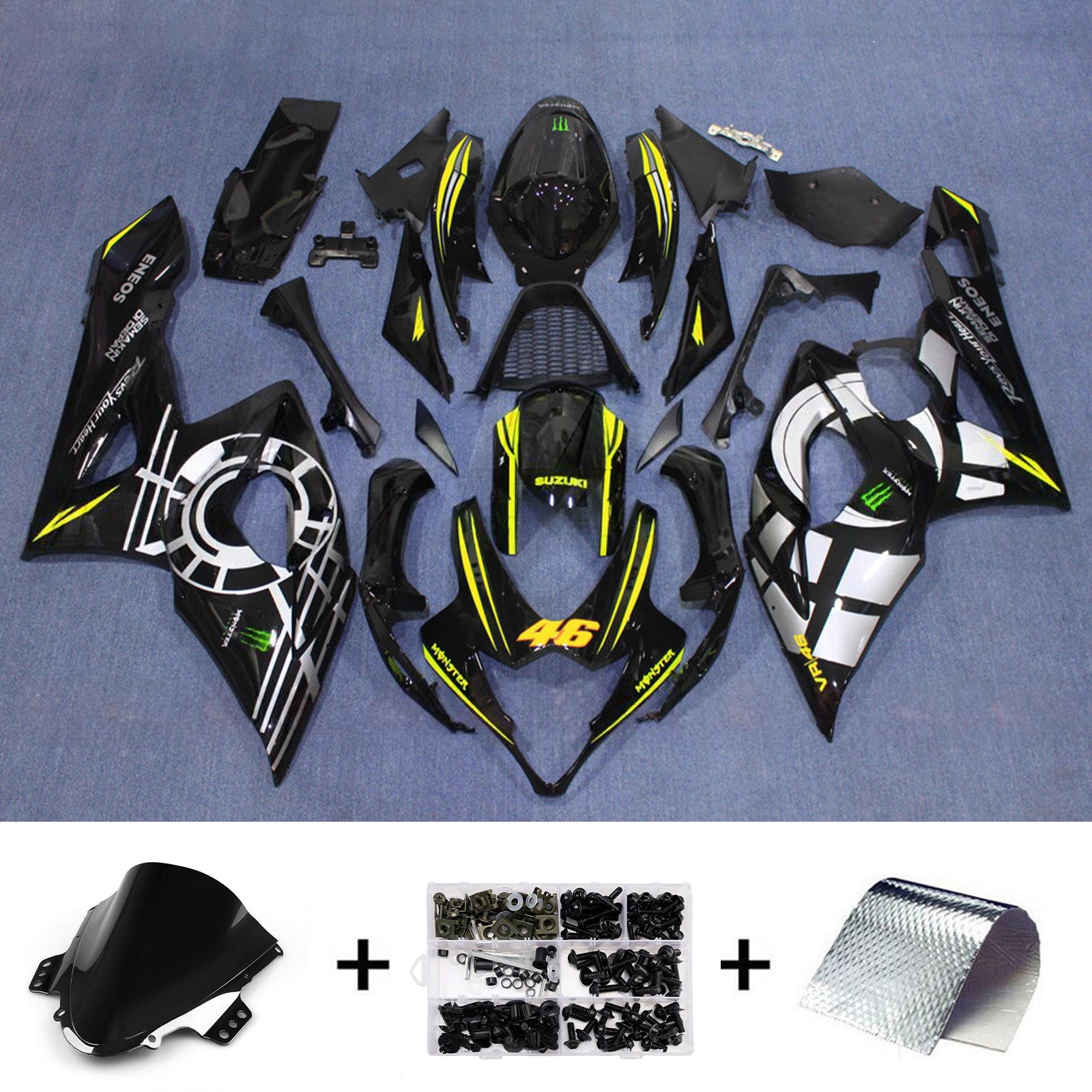 Injection Fairing Kit Bodywork Plastic ABS For Suzuki GSXR1000 2005-2006 K5