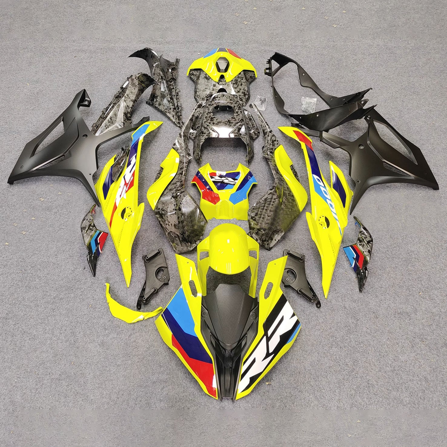 2023-2024 BMW S1000RR-injektionsmässa kit Bodywork Plastic ABS