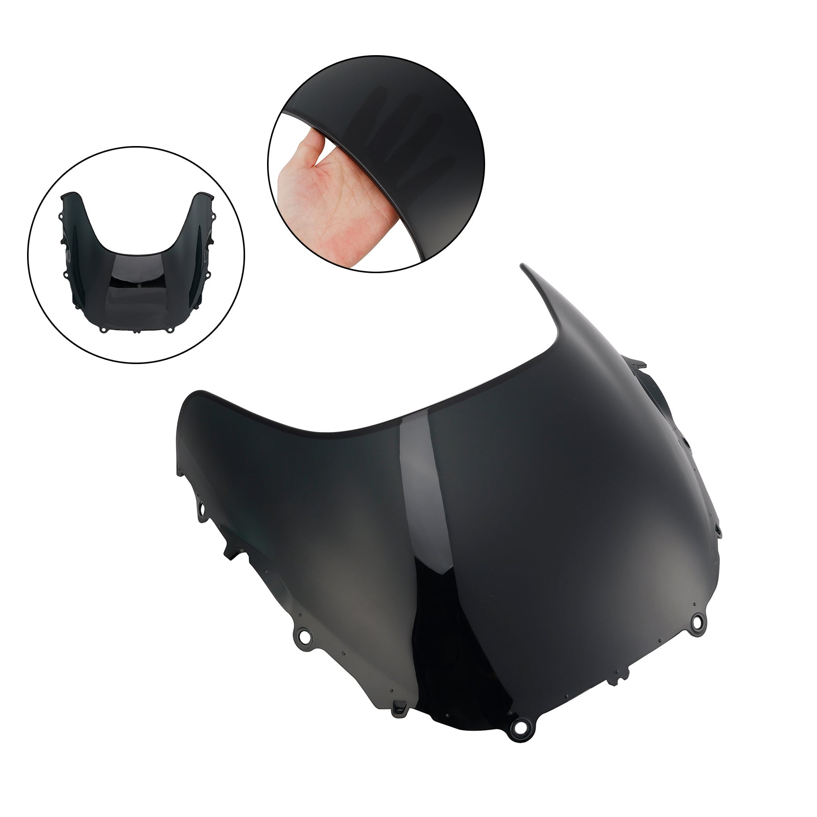 2024-2025 YAMAHA XSR900 GP Voorruit Voorruit + Beugel