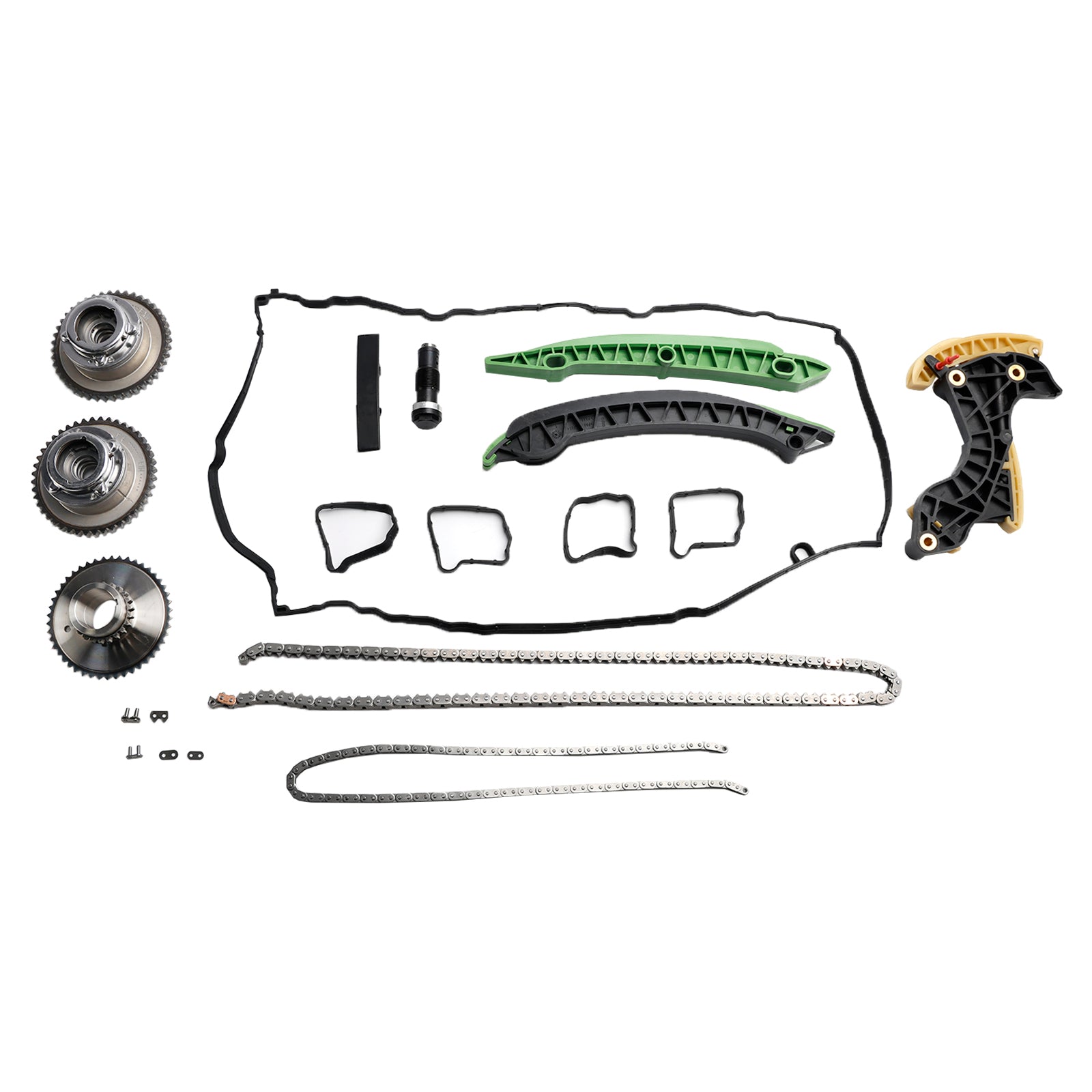 2007/08 MERCEDES-BENZ C-KLASS T-Modell (S204) Kamkedjesats med spännare & Kamaxeldrev 2710503347