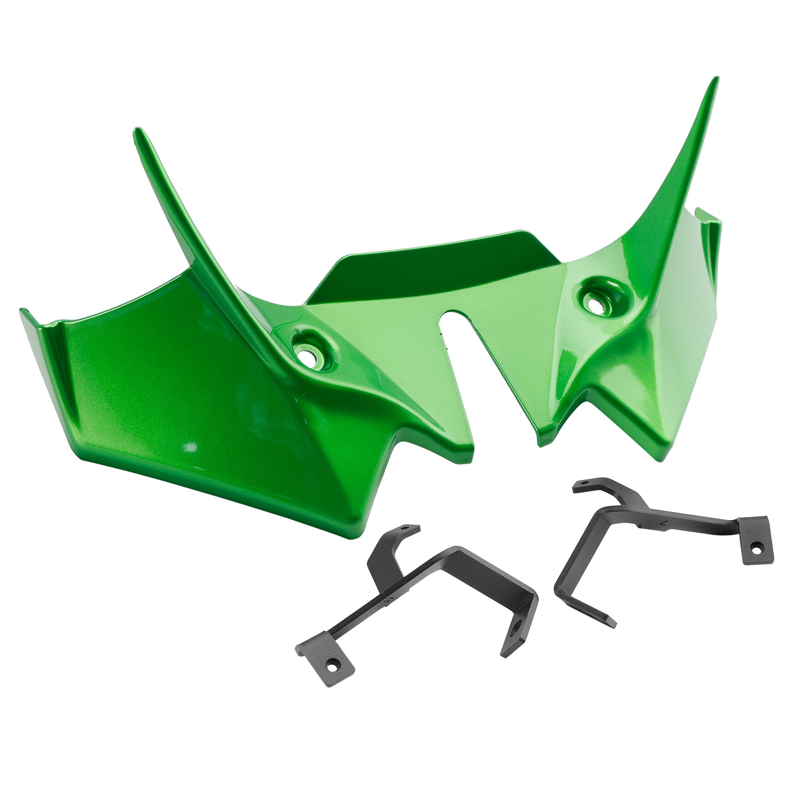 2021-2024 KAWASAKI Z650 FRONT Downforce Spoiler Extension Fairing Dark Green