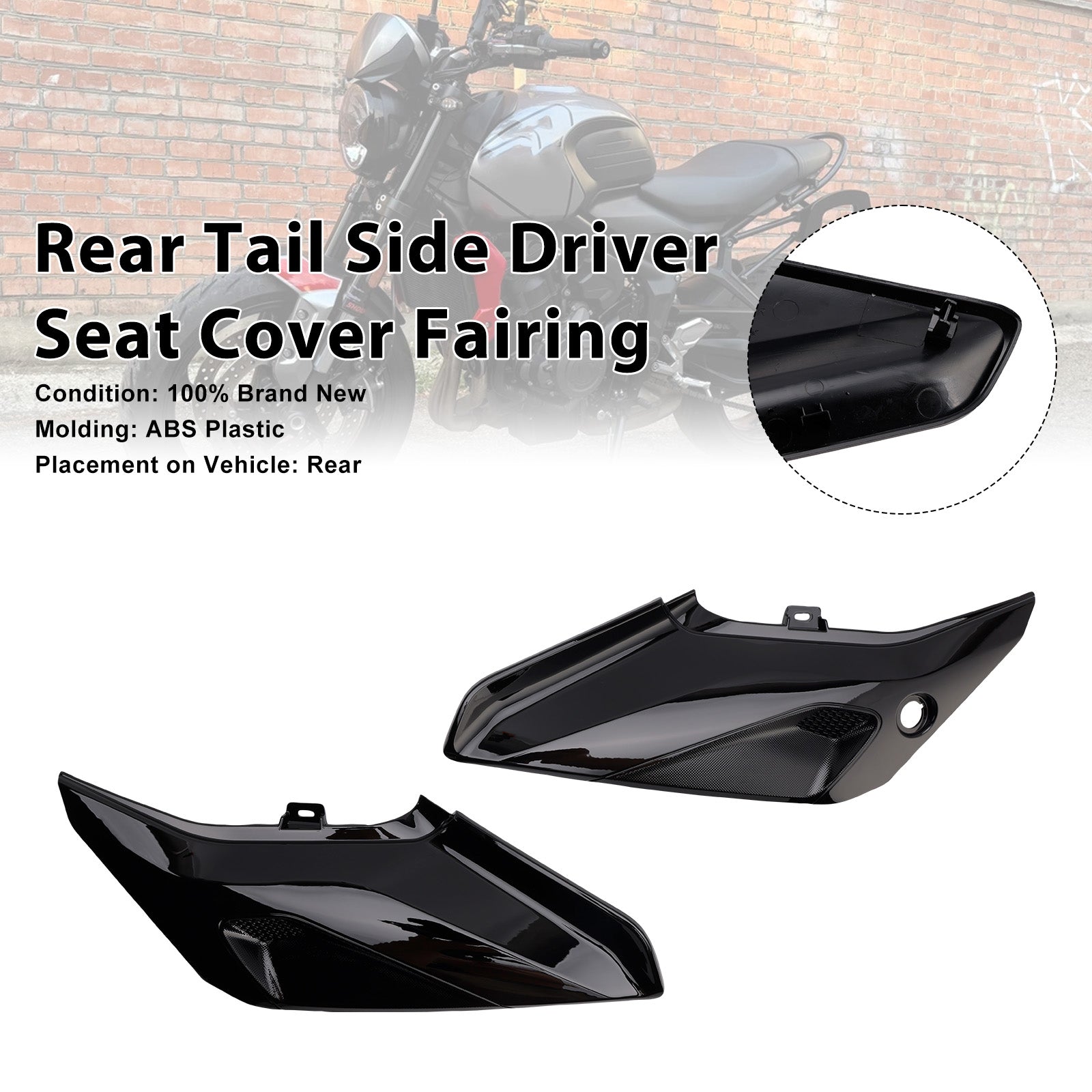 Side Seat Panel Fairing Cowl For Trident 660 2022-2026