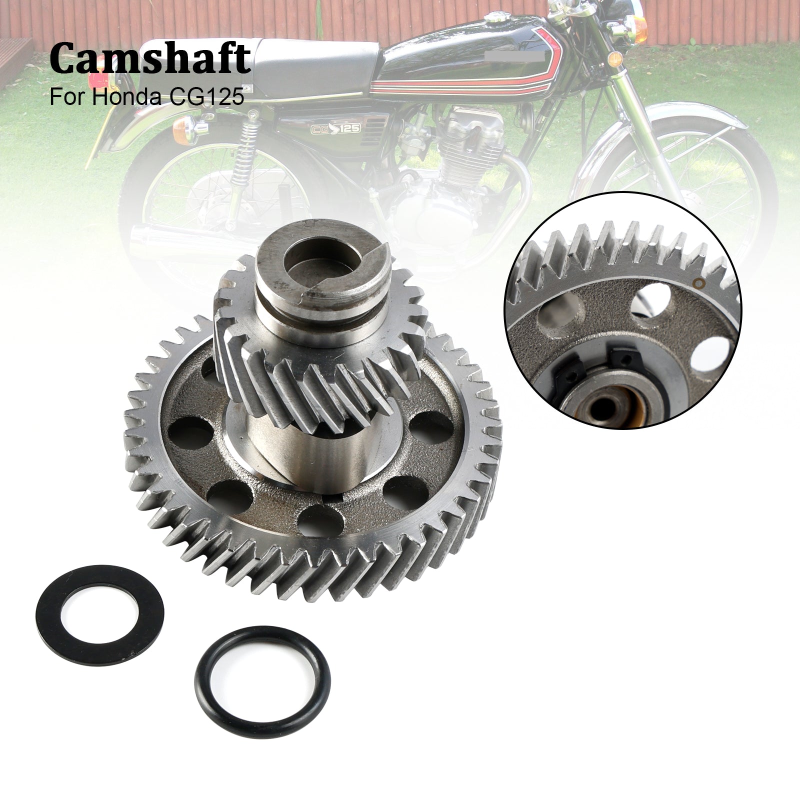 Prime de distribution de moteur Arite à échappement CAM CAMALF POUR HONDA CG125