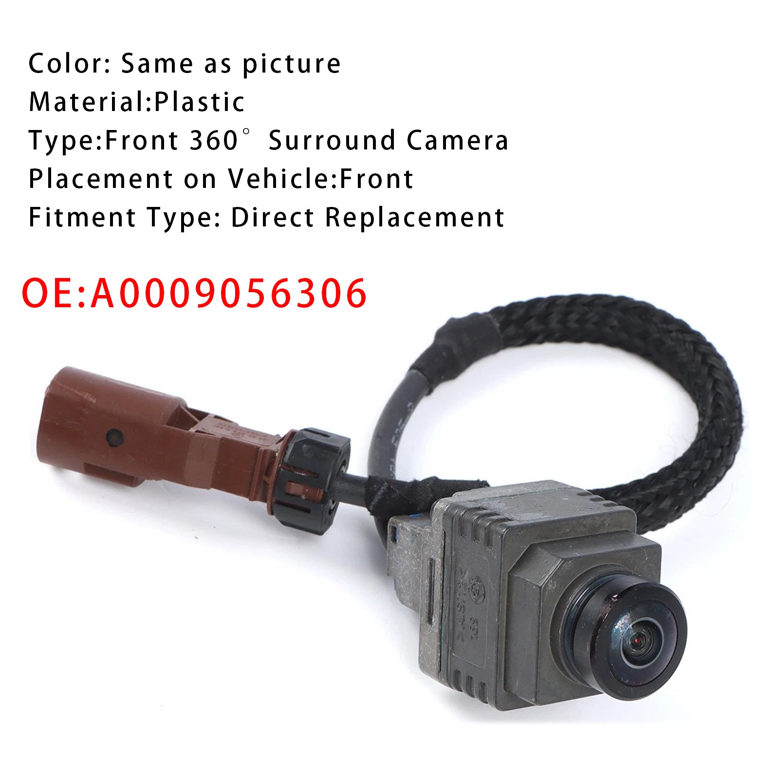 Front 360°Surround Camera For Mercedes-Benz C E S W205 W213 C238 A0009056306