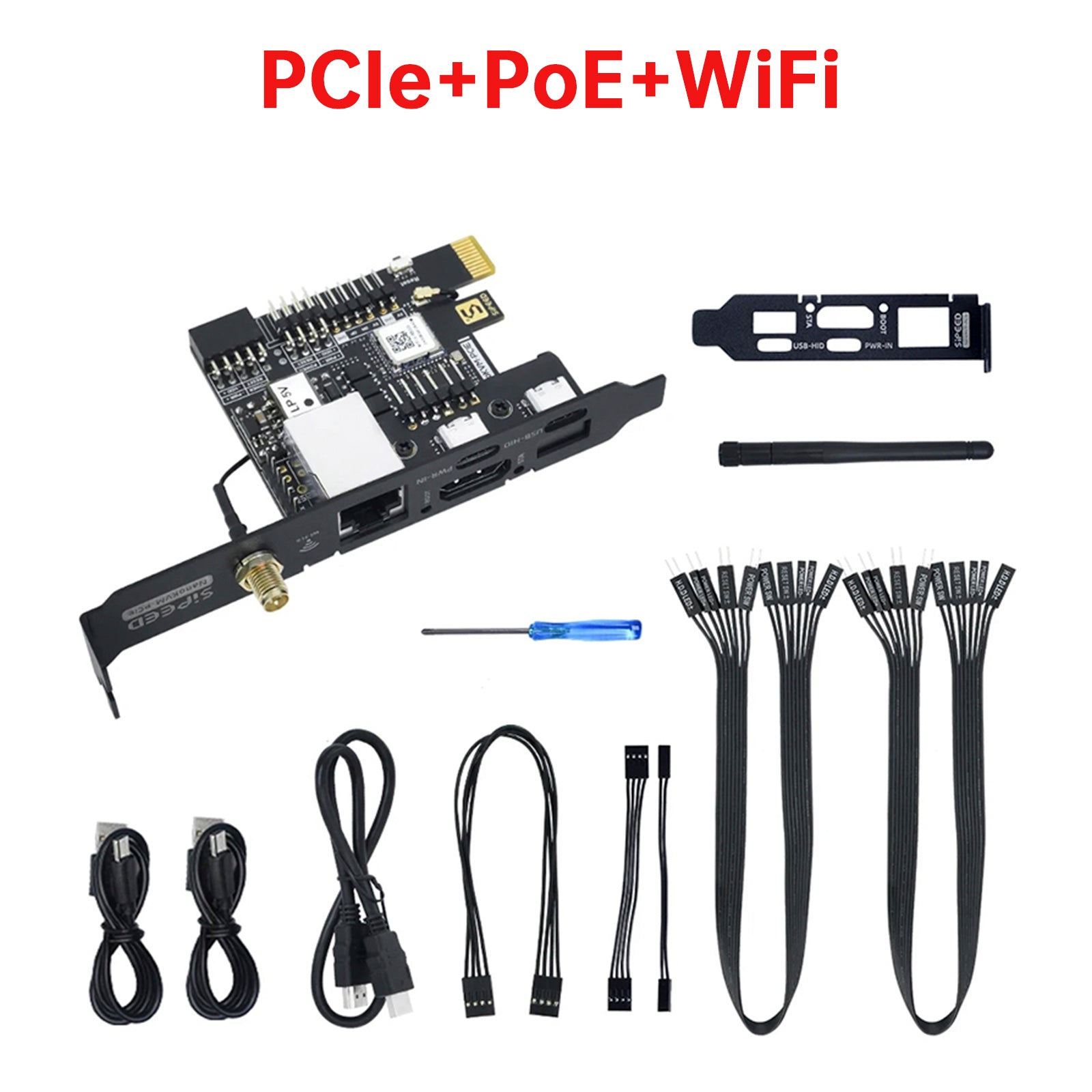 Sipeed NanoKVM-PCIe-afstandsbedieningsserver RISC-VPiKVM installatie op afstand van het bureaublad