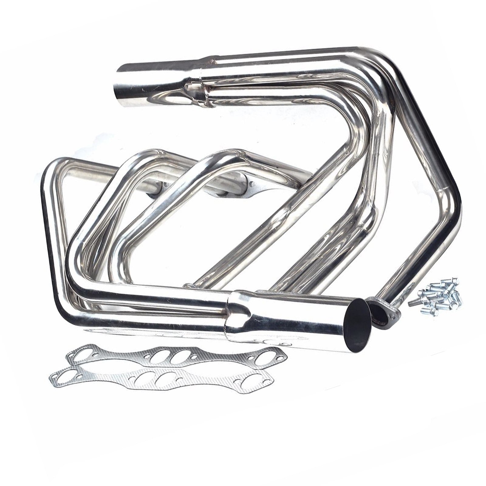 1-5/8" RVS spruitstuk header geschikt voor Chevy Small Block Roadster Sprint