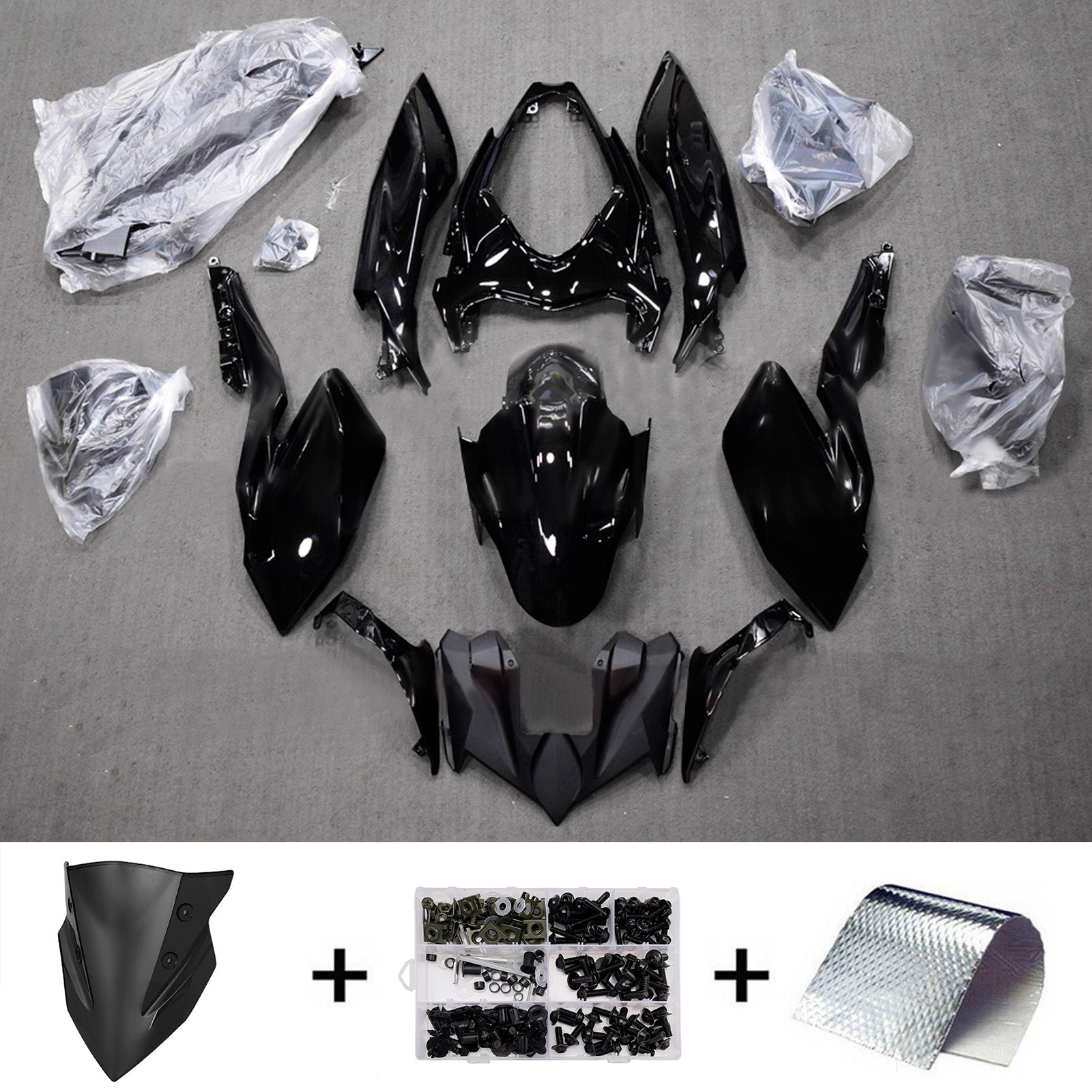 Injection Fairing Kit Bodywork Plastic ABS fit For Kawasaki Z400 2018-2024