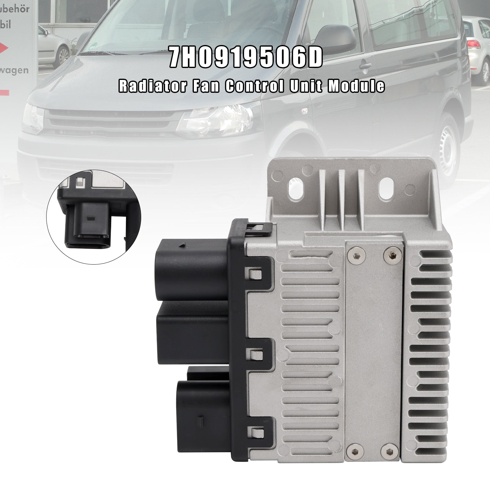 Module d'unité de commande du ventilateur de radiateur pour VW Transporter T5 03-10 7H0919506D