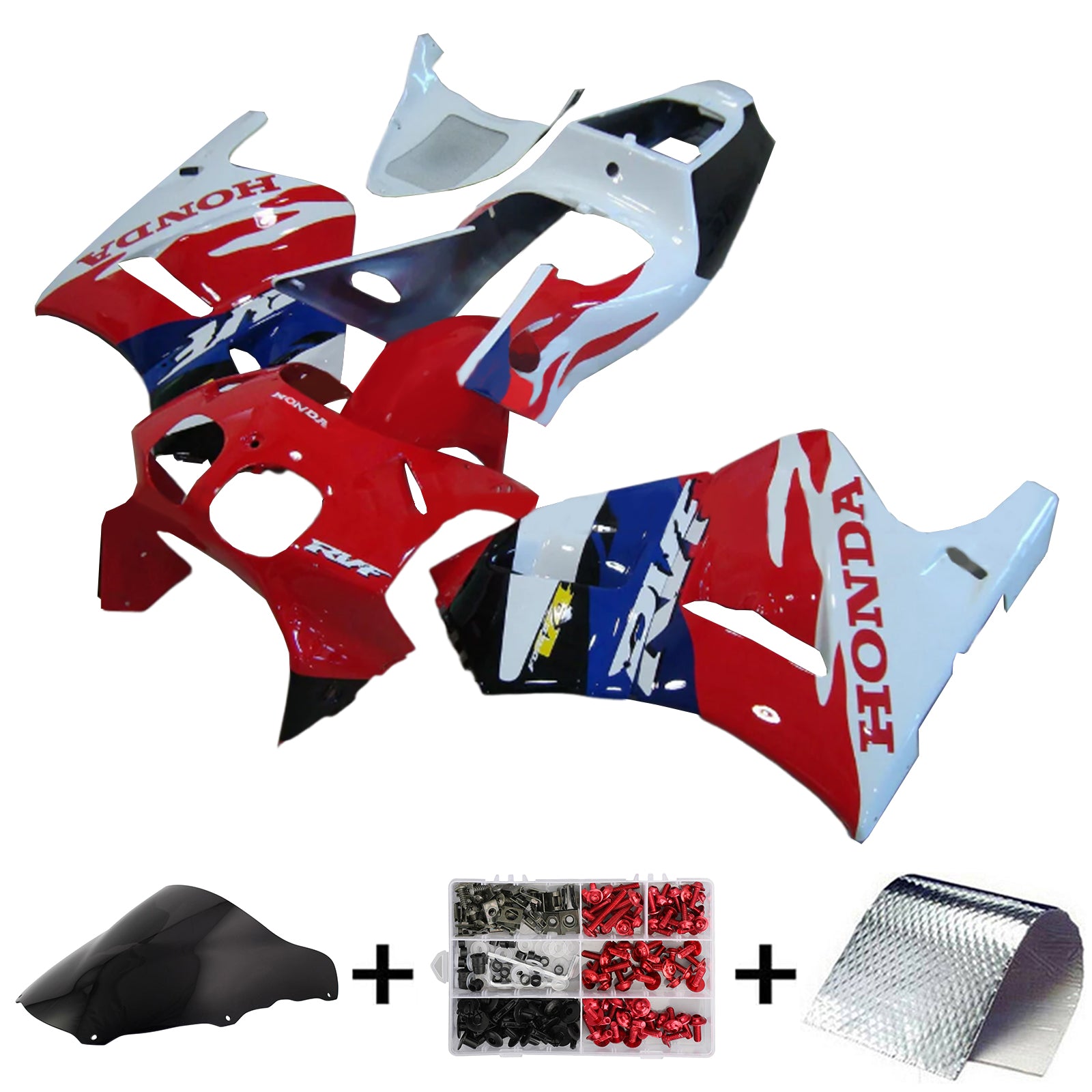 1994-1998 Honda RVF400 NC35 Injeksjon Fairing Kit Bodywork Plastic ABS