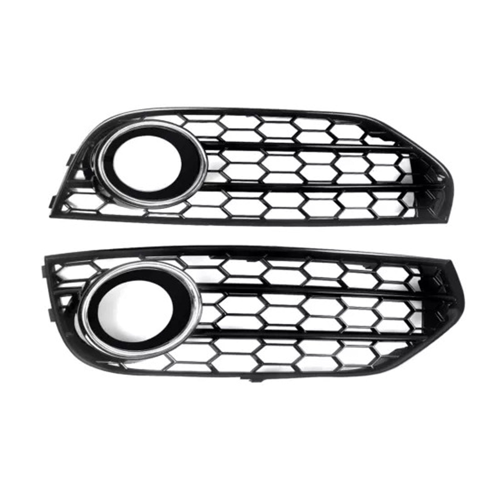 2010-2015 Audi A4 Allroad B8 Voorbumper Honingraat Mistgrille Cover Chroom